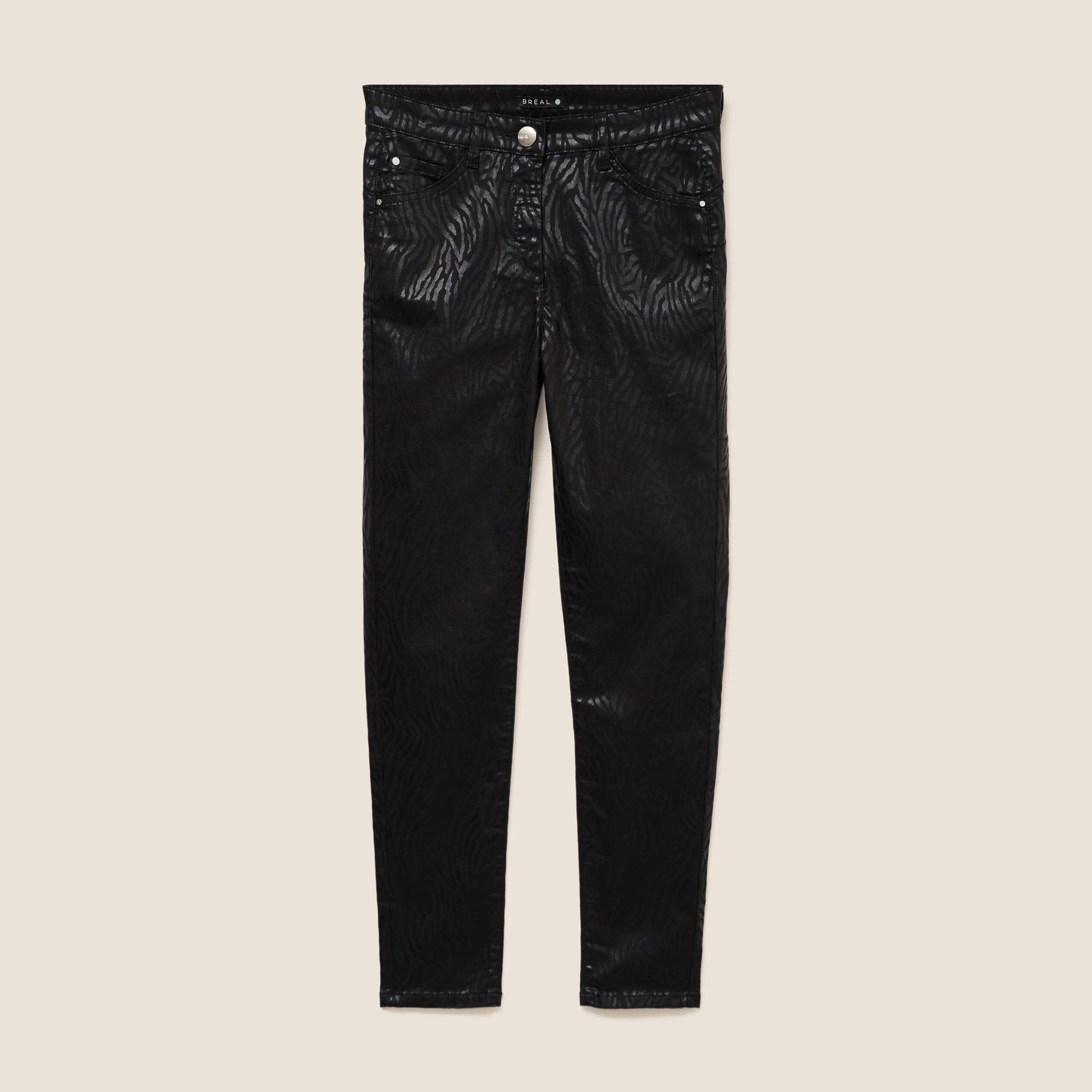 Pantalon magique Le L&eacute;ger enduit noir femme