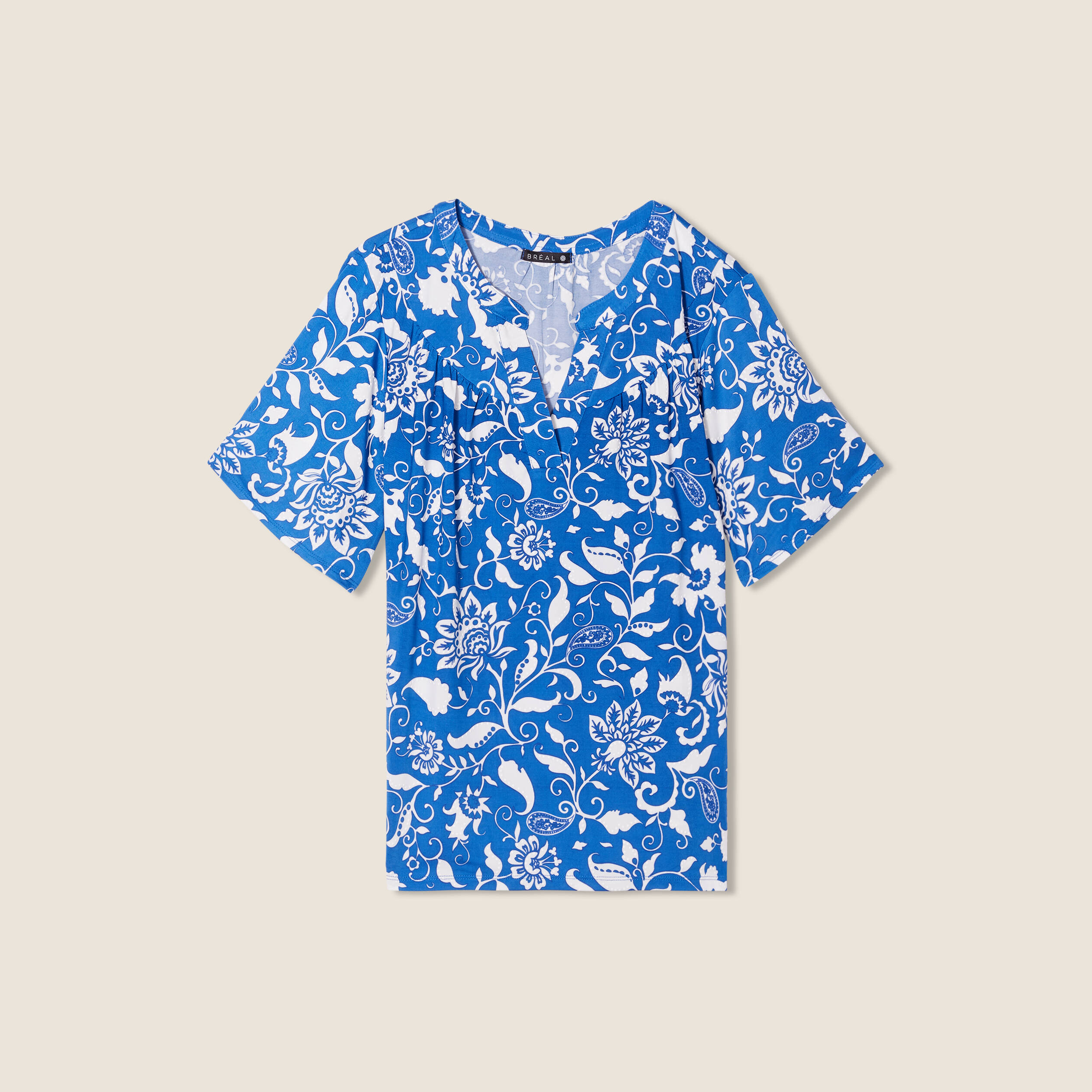 t shirt manches courtes bleu femme T-shirt manches courtes bleu femme