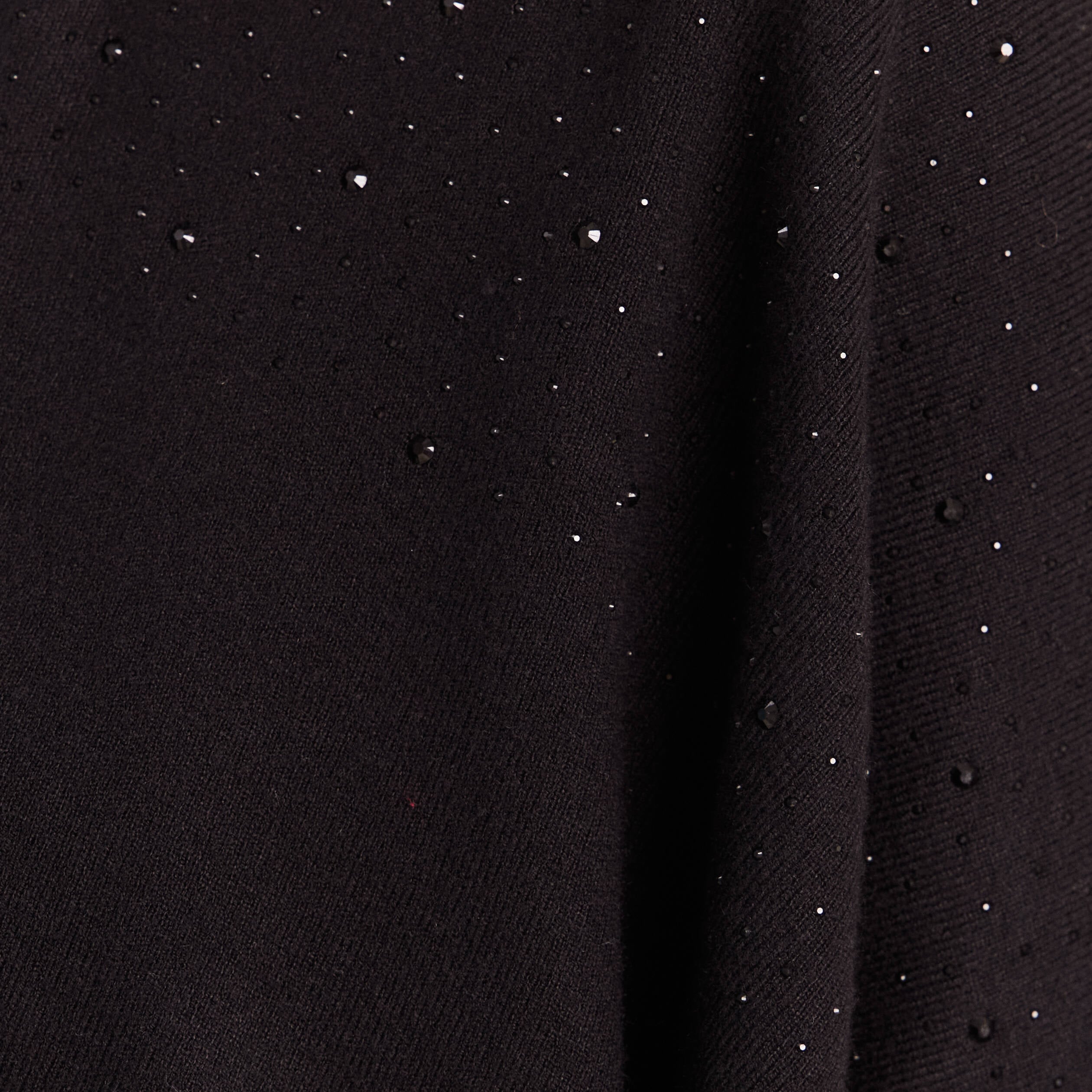 Poncho avec strass noir femme