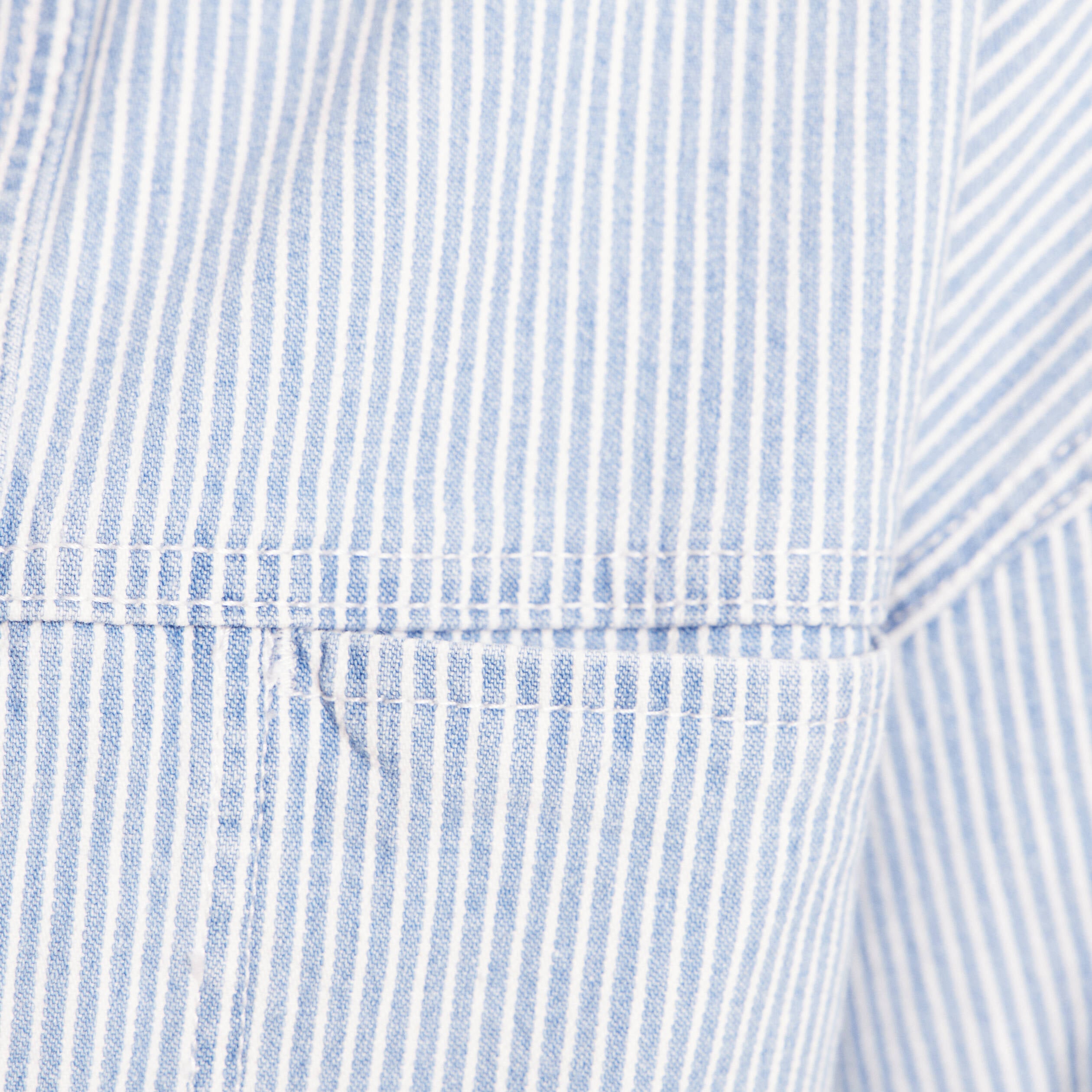 Veste ample en jean manches longues bleu femme