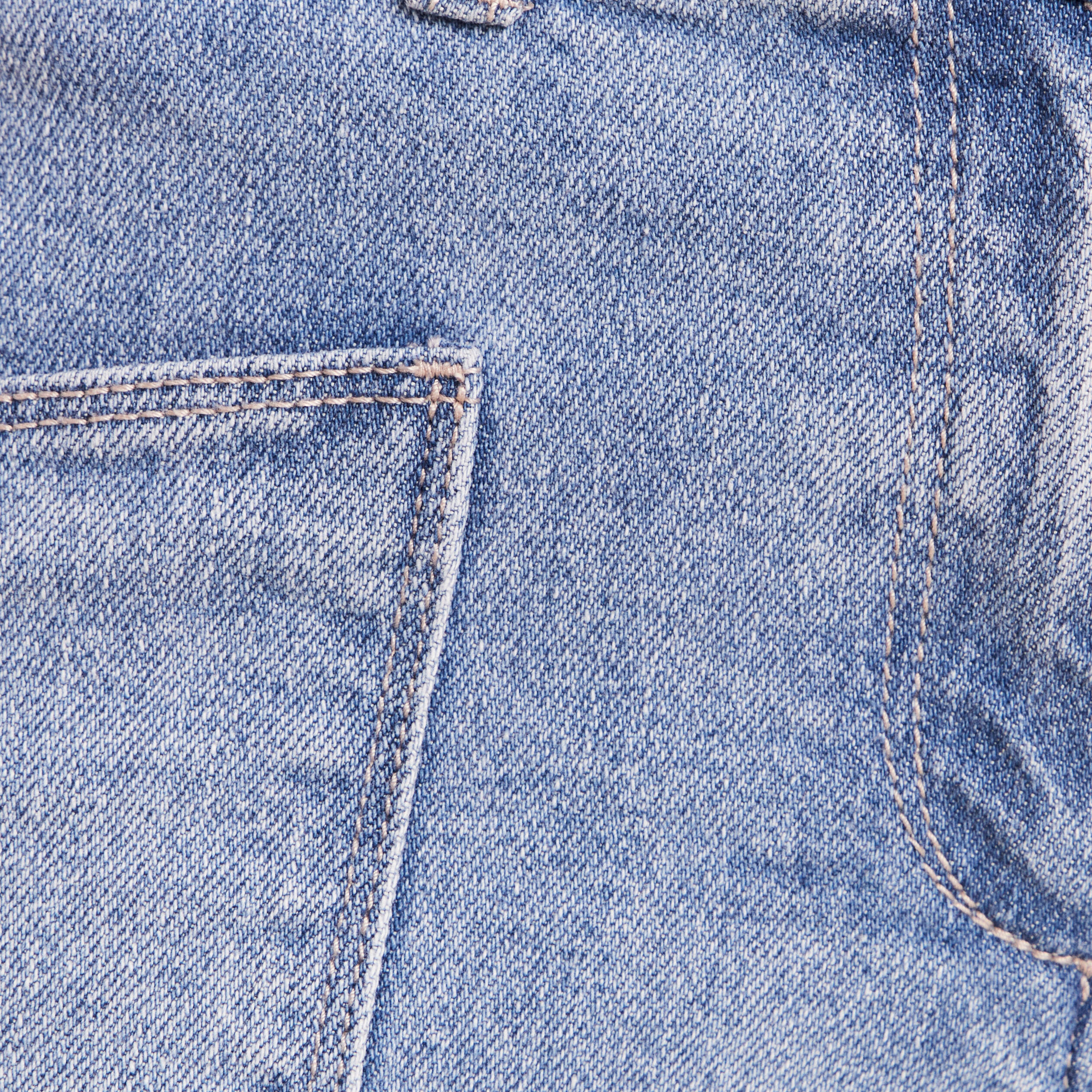 Jean coupe mom 7/8&egrave;me denim double stone femme