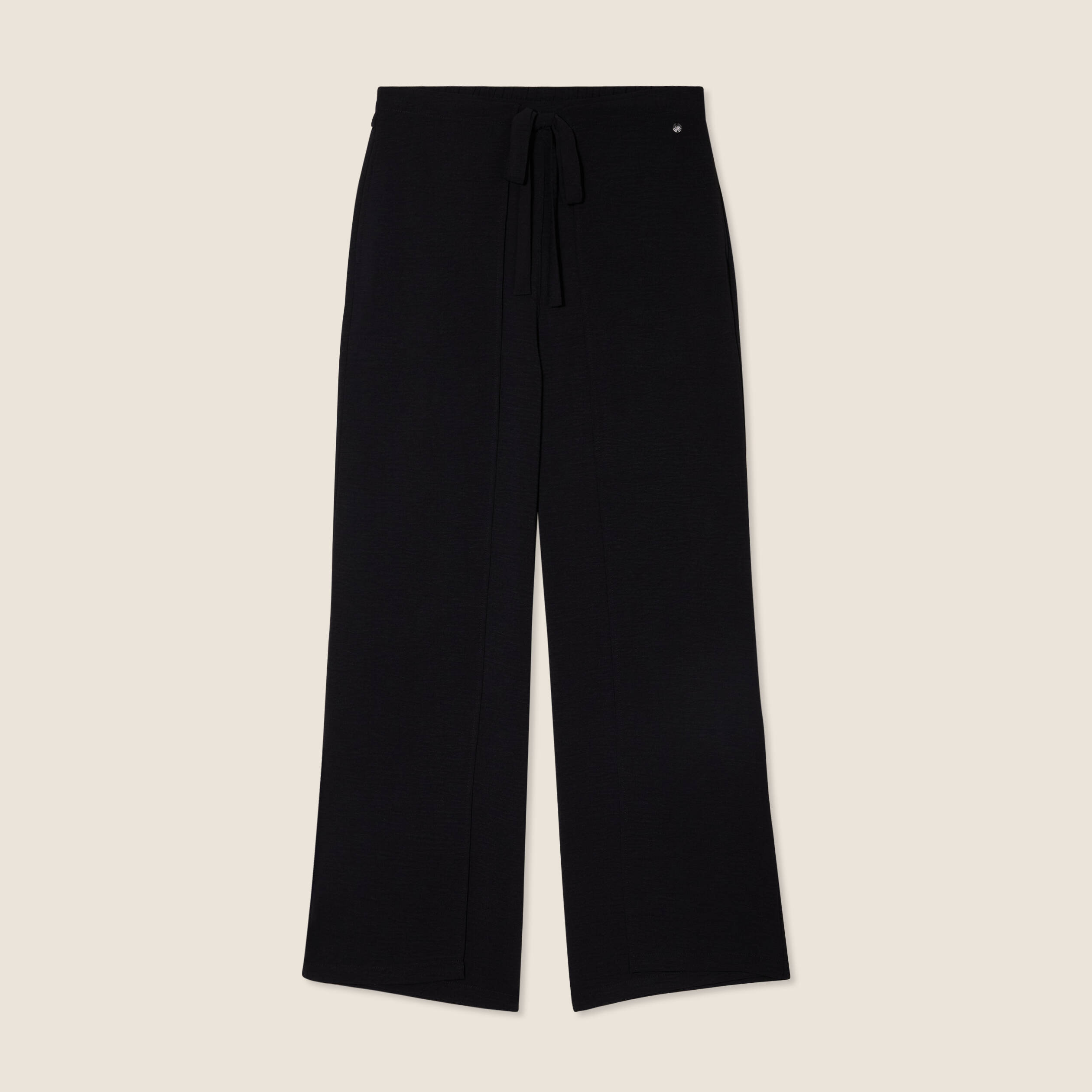 pantalon portefeuille noir femme Pantalon portefeuille noir femme
