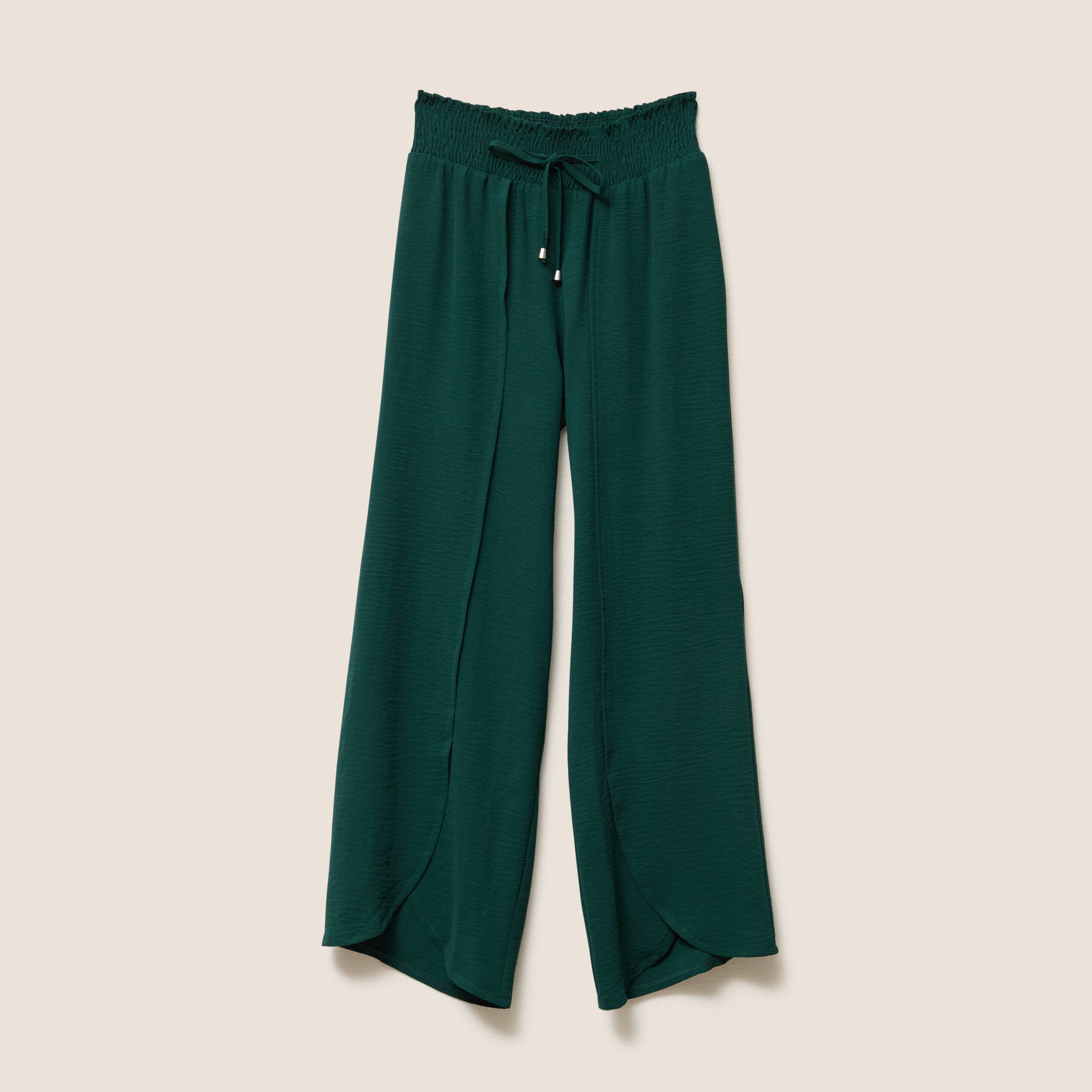 pantalon large taille haute vert fonce femme pantalon large taille haute vert foncé femme