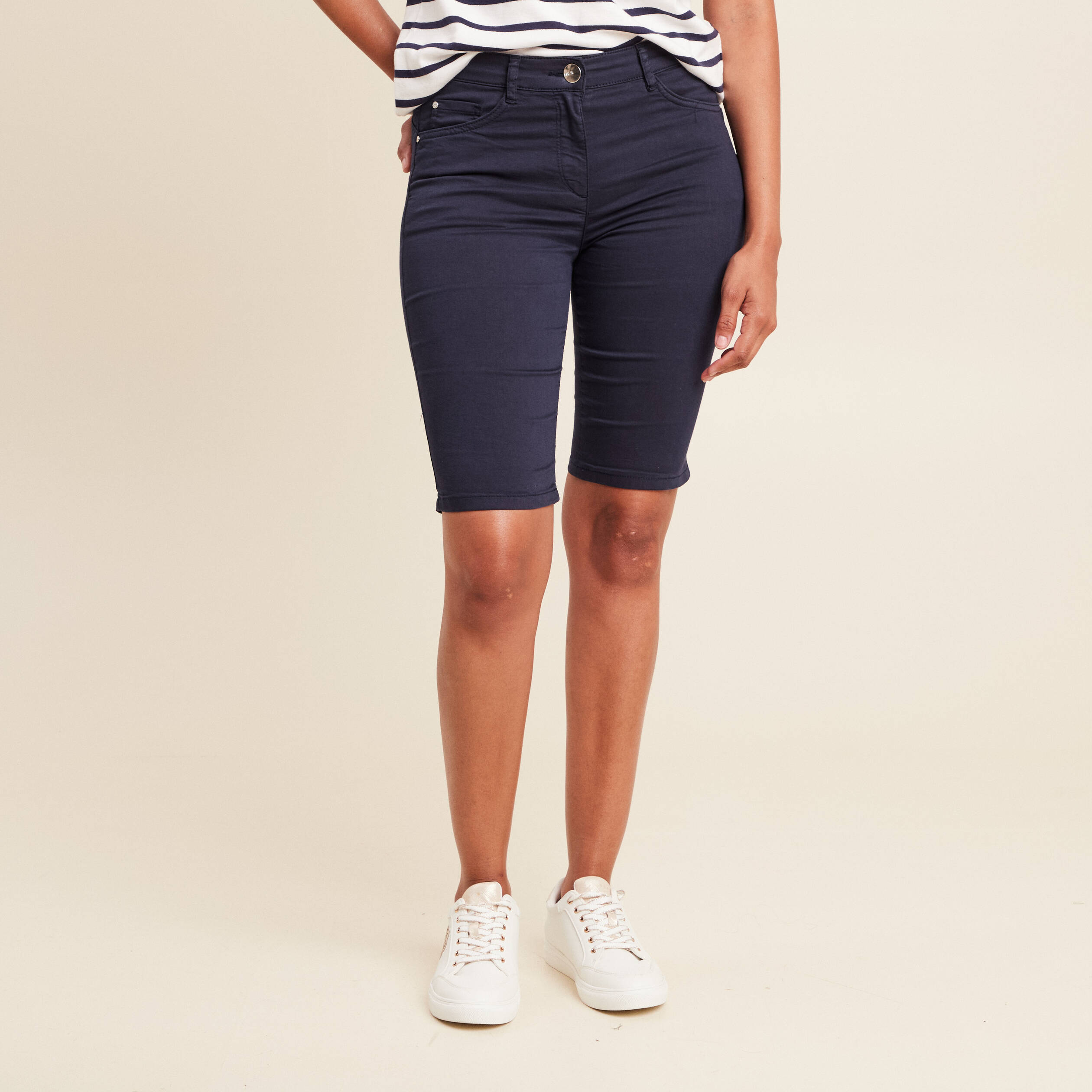 bermuda magique le leger bleu marine femme Bermuda magique le Léger bleu marine femme