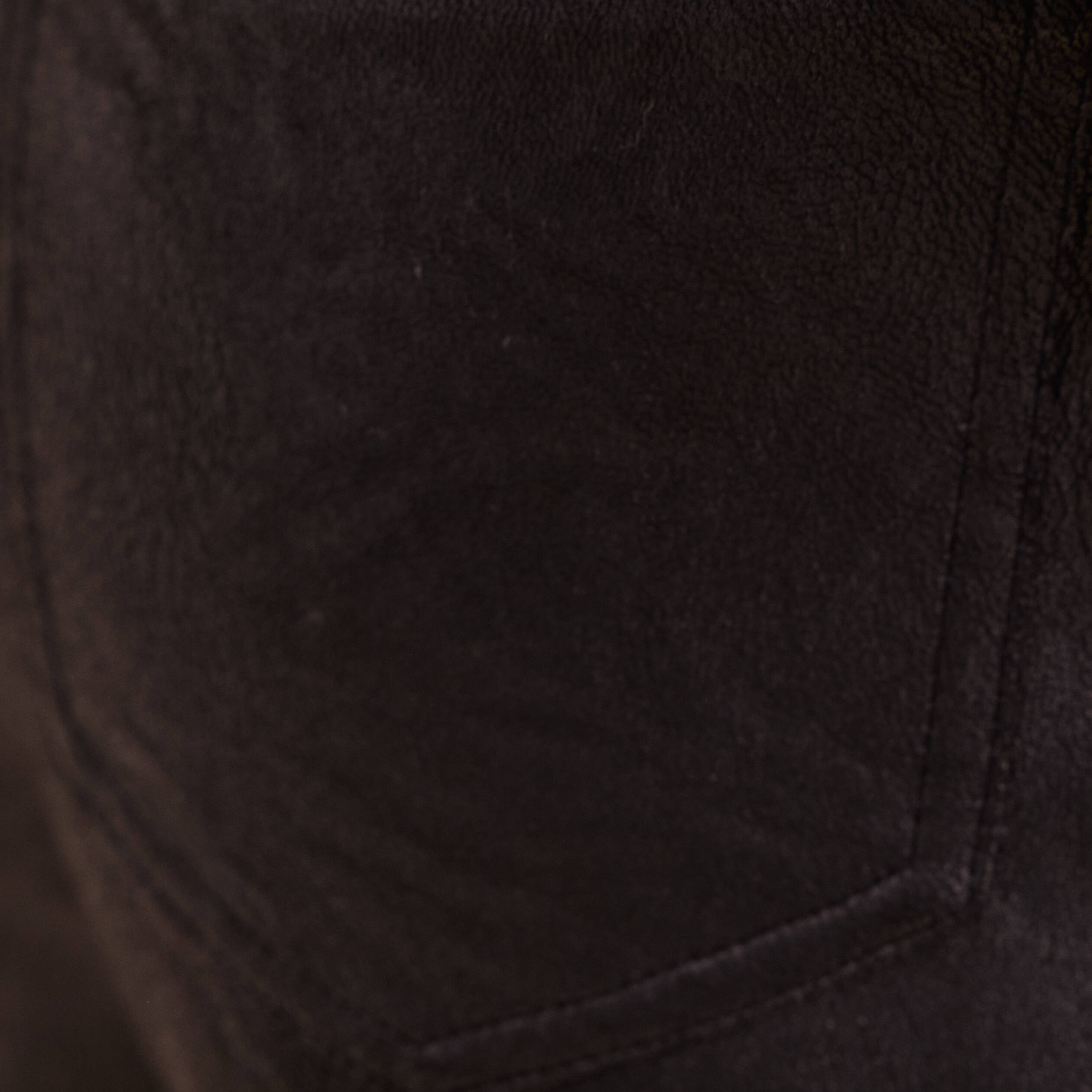 Pantalon similicuir droit 7/8&egrave;me noir femme
