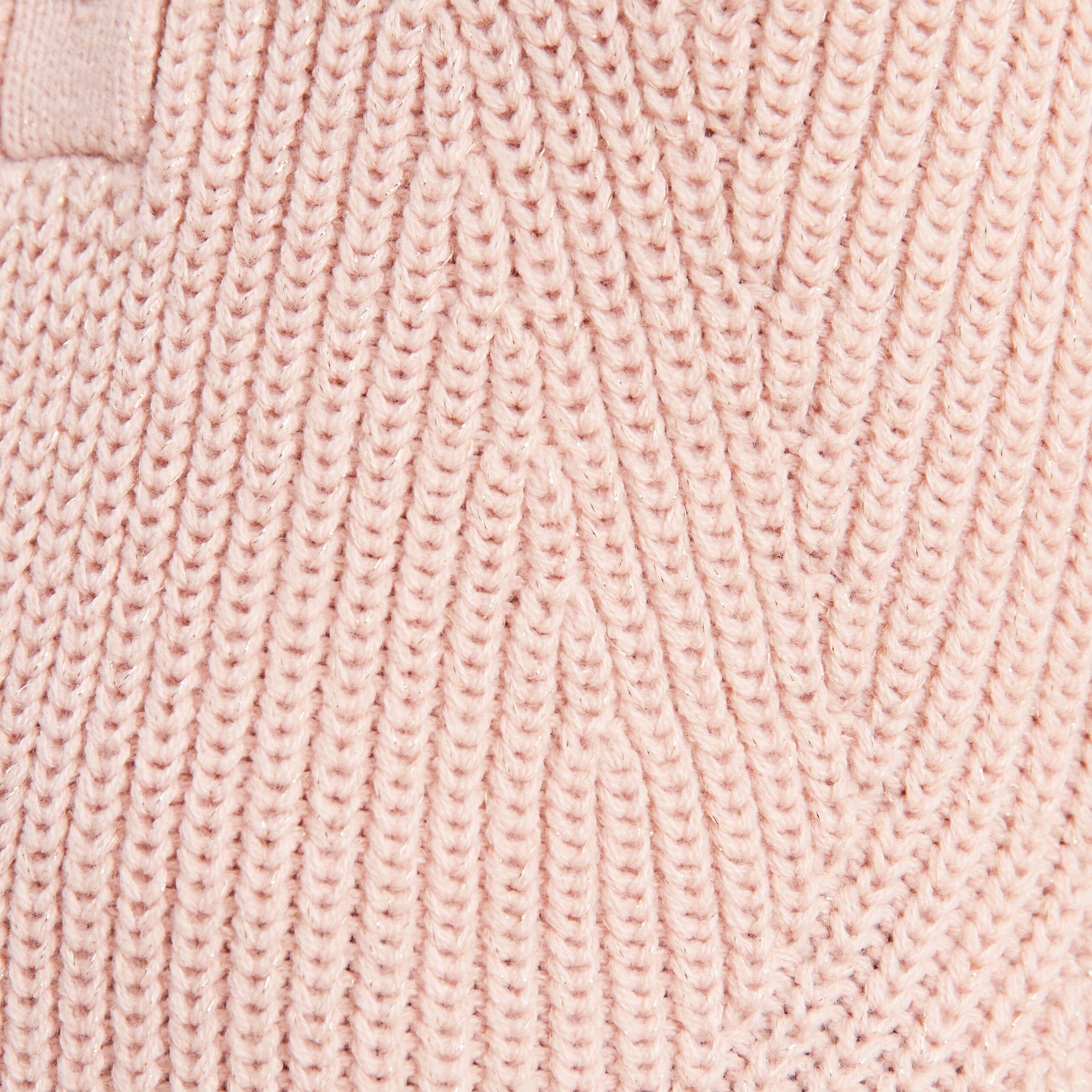 Pull manches longues vieux rose femme