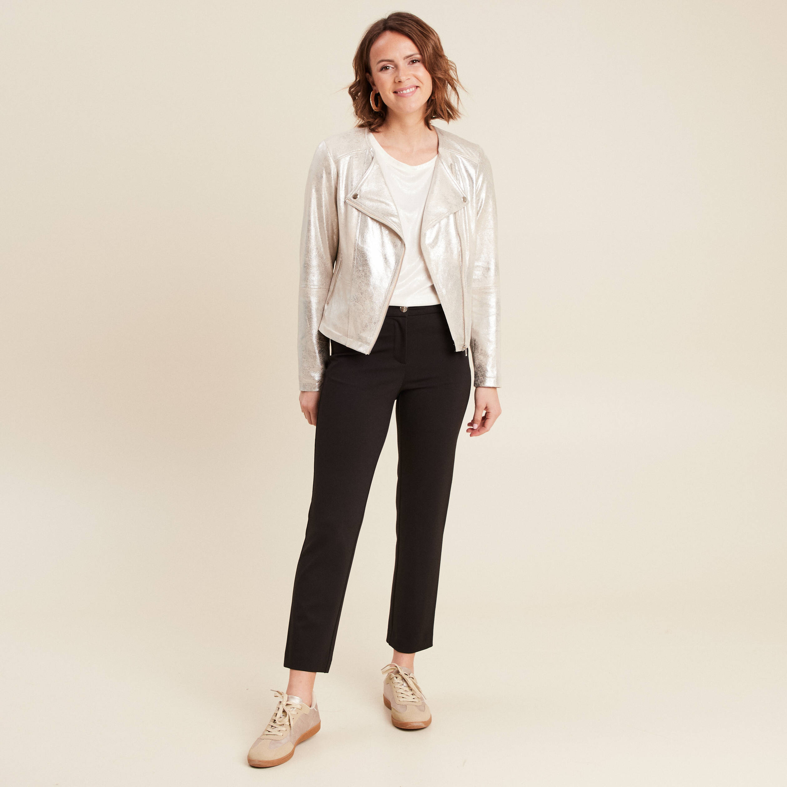 pantalon droit noir femme Pantalon droit noir femme