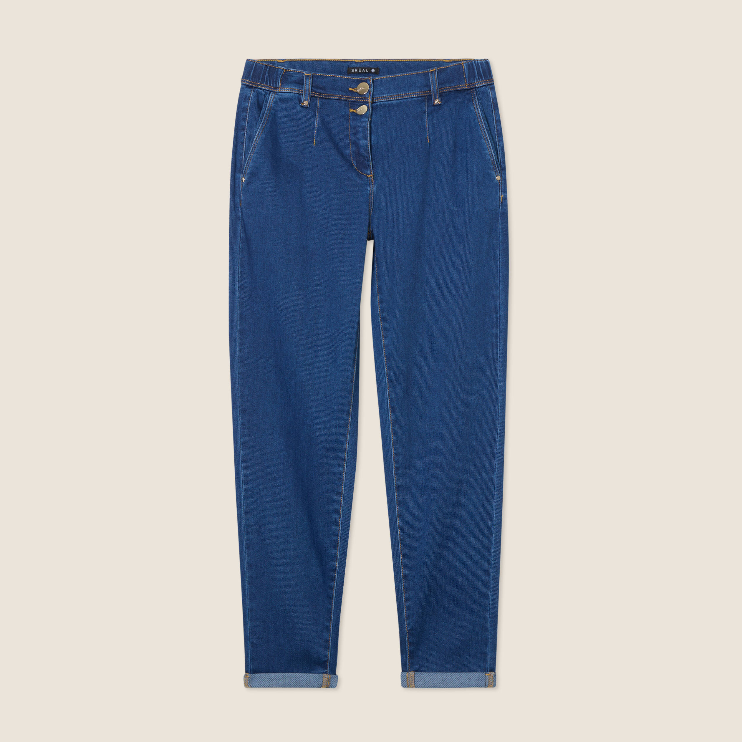 jean chino 78eme denim stone femme Jean chino 7/8ème denim stone femme
