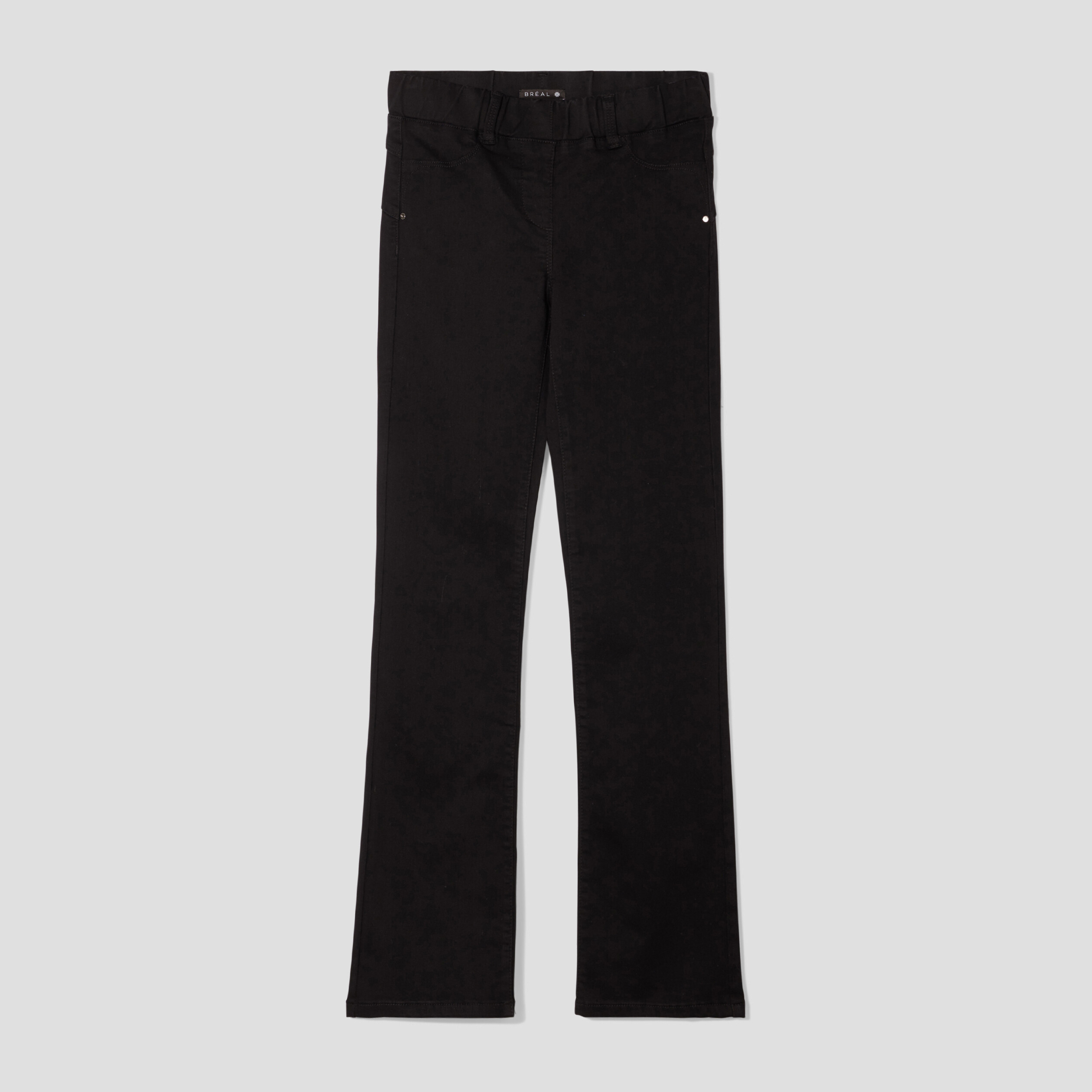 Pantalon tregging bootcut noir femme