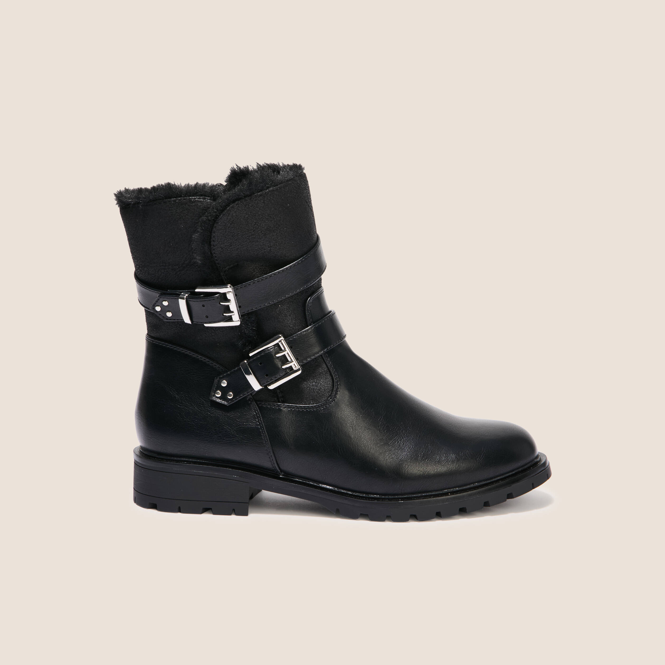 Bottines noir femme