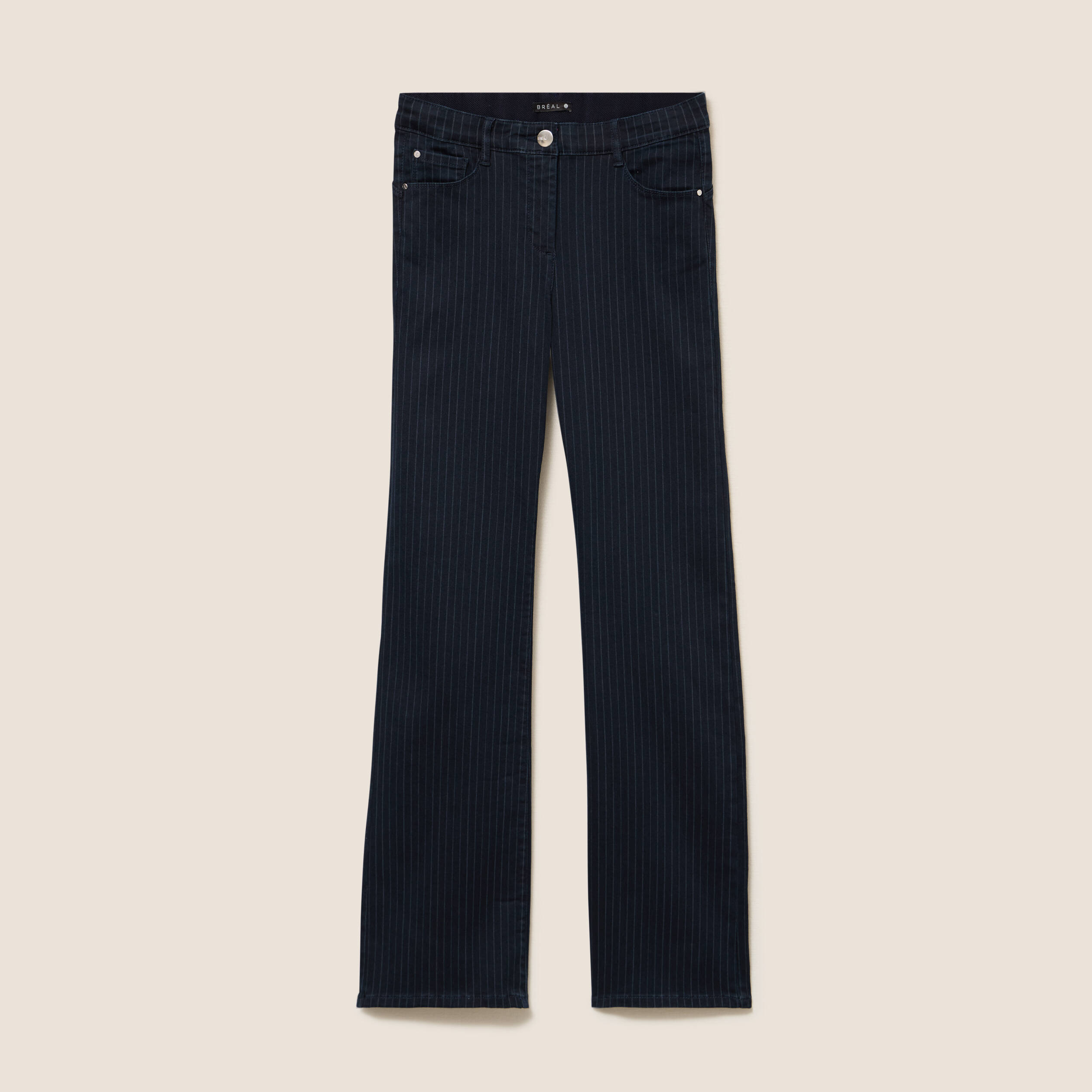 Pantalon magique L'Unique coupe bootcut bleu fonc&eacute; femme