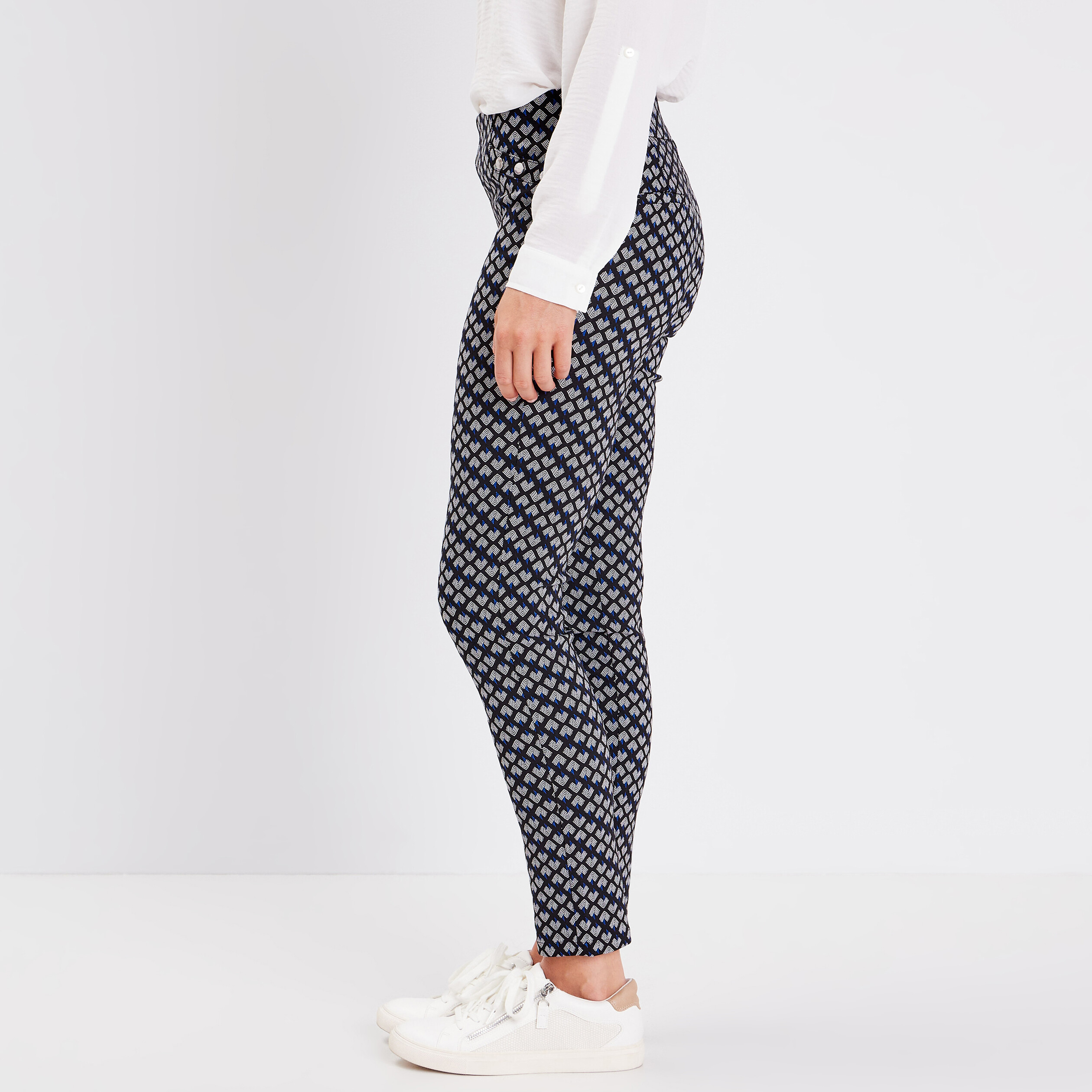 tregging taille elastiquee noir femme Tregging taille élastiquée noir femme
