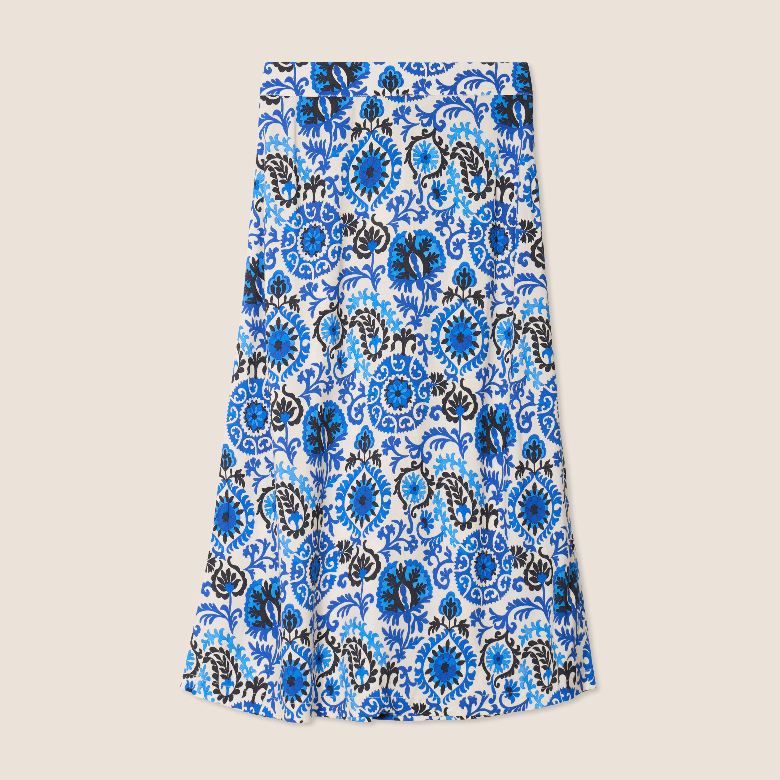 jupe fluide taille standard bleu femme Jupe fluide taille standard bleu femme