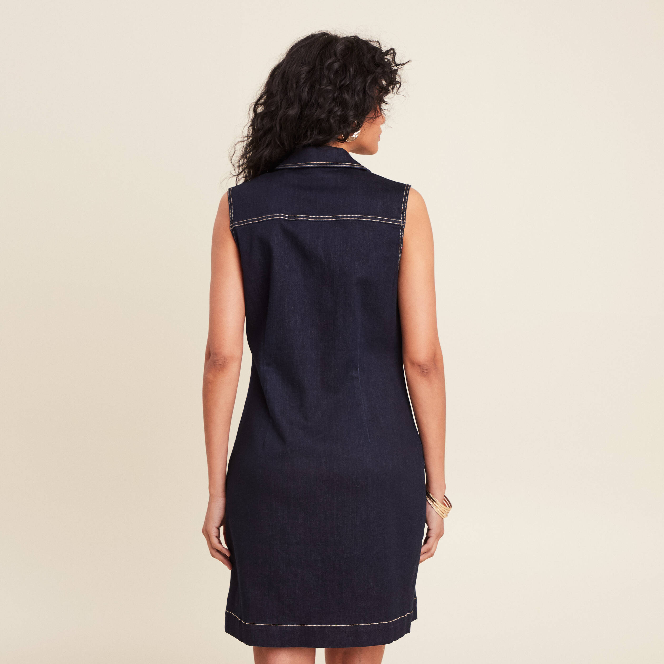 robe droite en jean denim brut femme Robe droite en jean denim brut femme