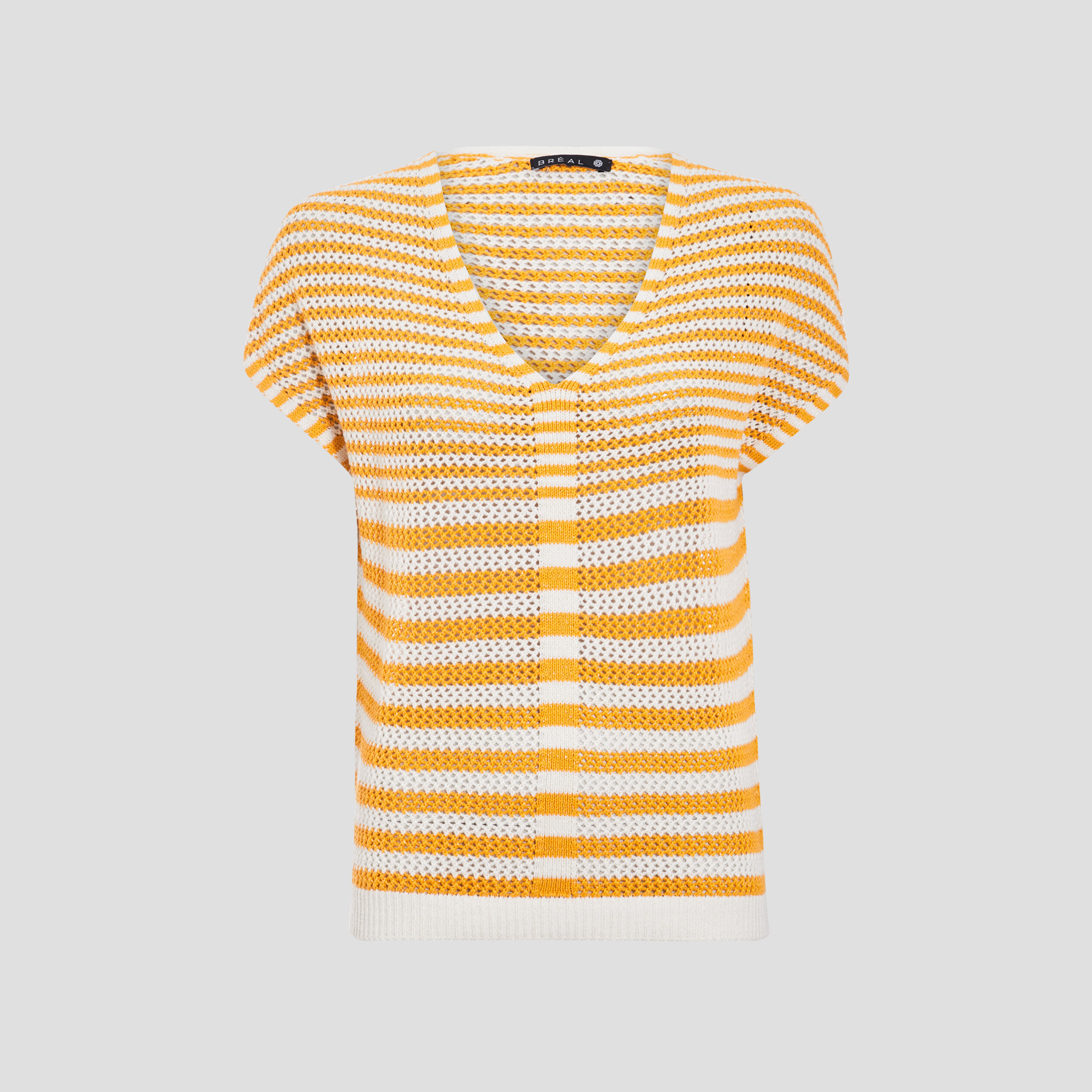 pull manches courtes jaune moutarde femme Pull manches courtes jaune moutarde femme