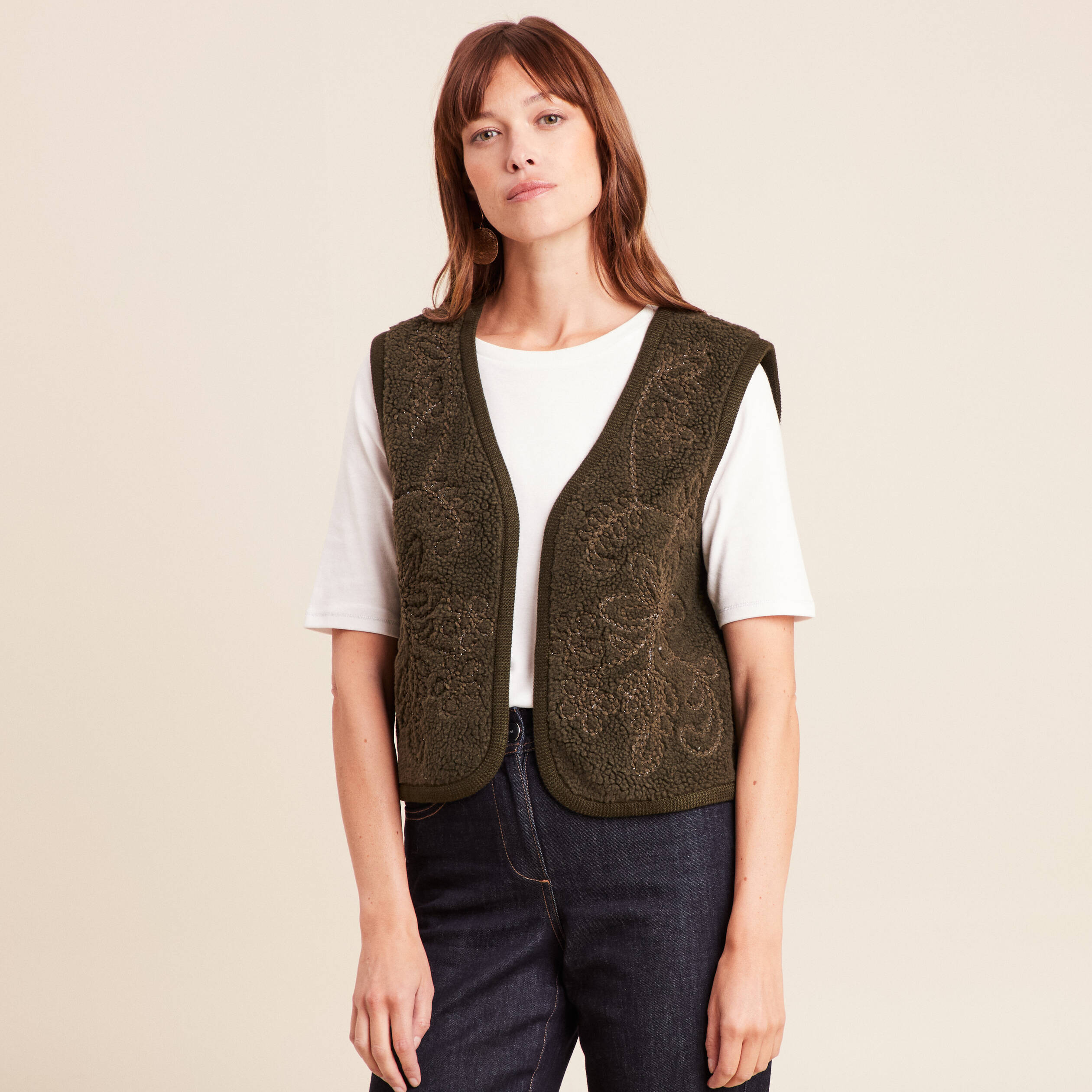 Gilet sans manches femme Colovrs Jungle mode Taille M FR38/40