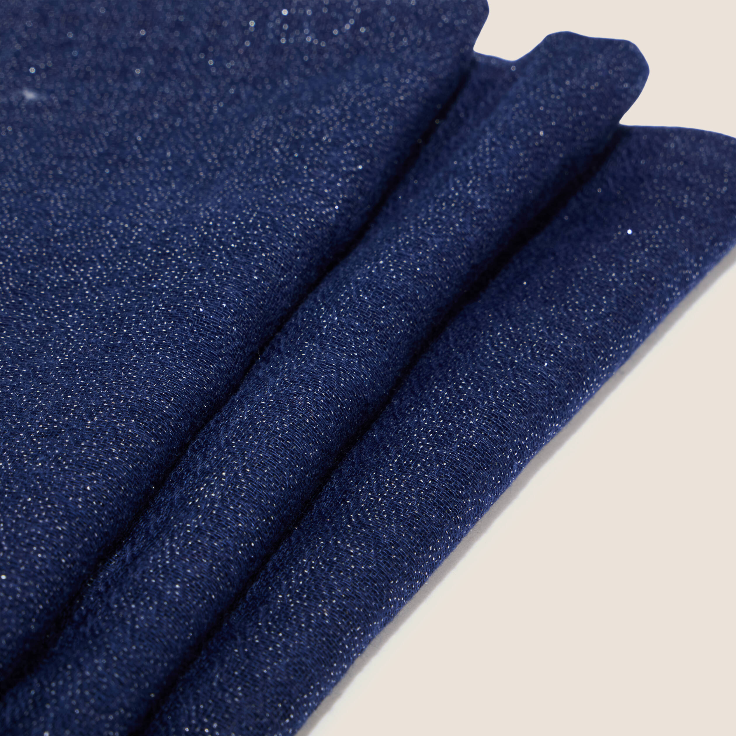 Foulard bleu marine femme