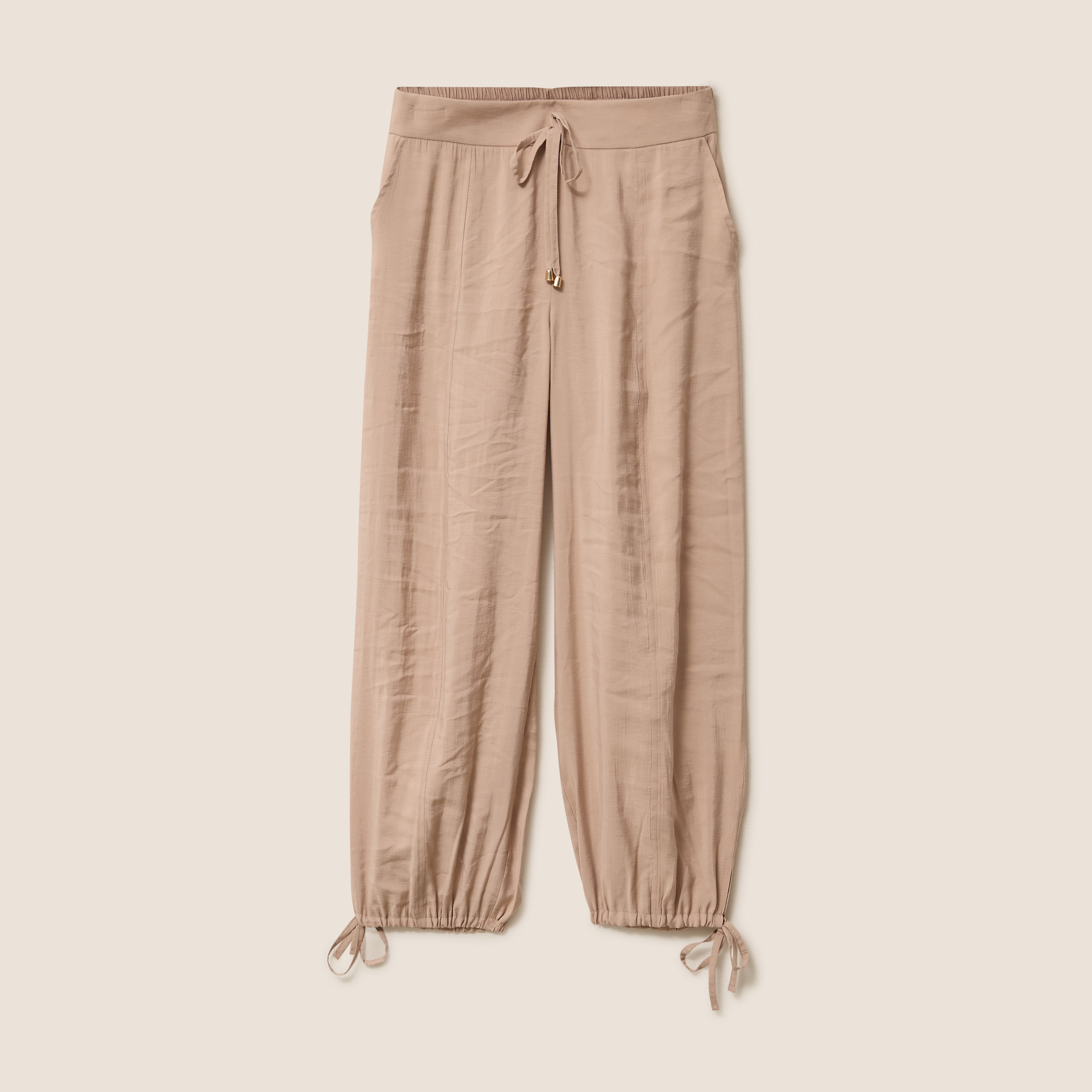 Pantalon bouffant sable femme