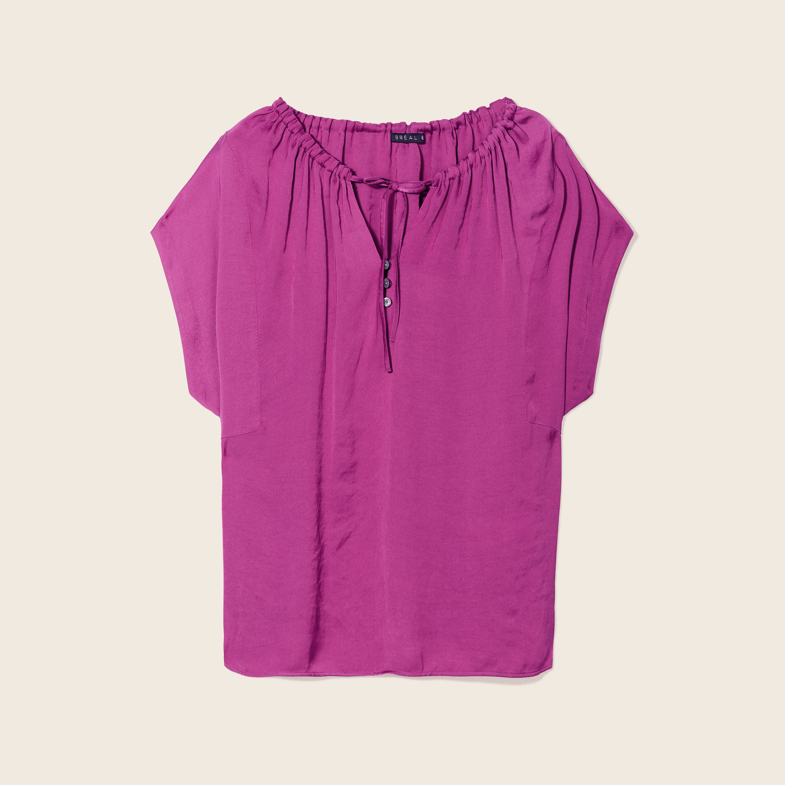 blouse manches courtes violet femme Blouse manches courtes violet femme