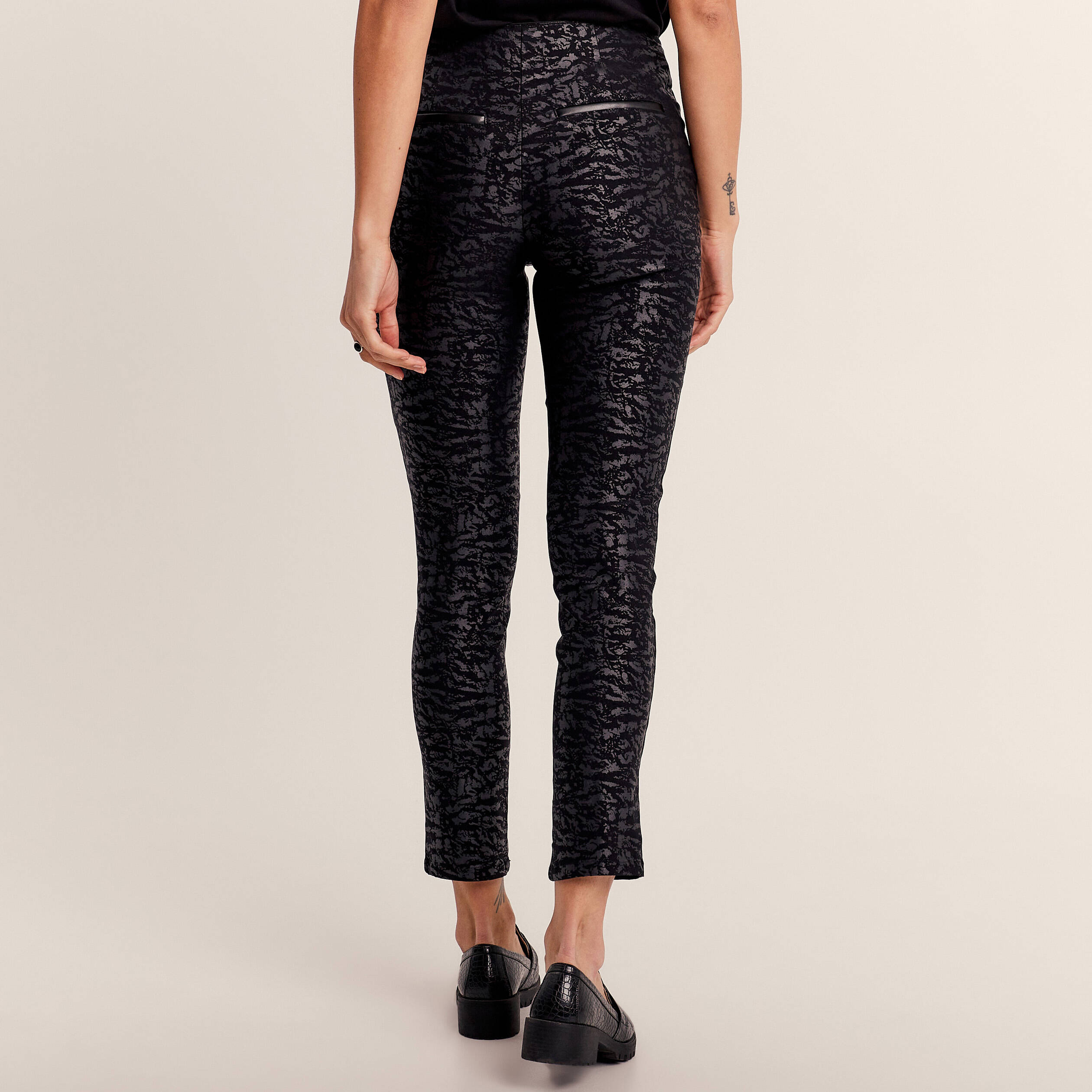pantalon tregging 78eme noir femme Pantalon tregging 7/8ème noir femme