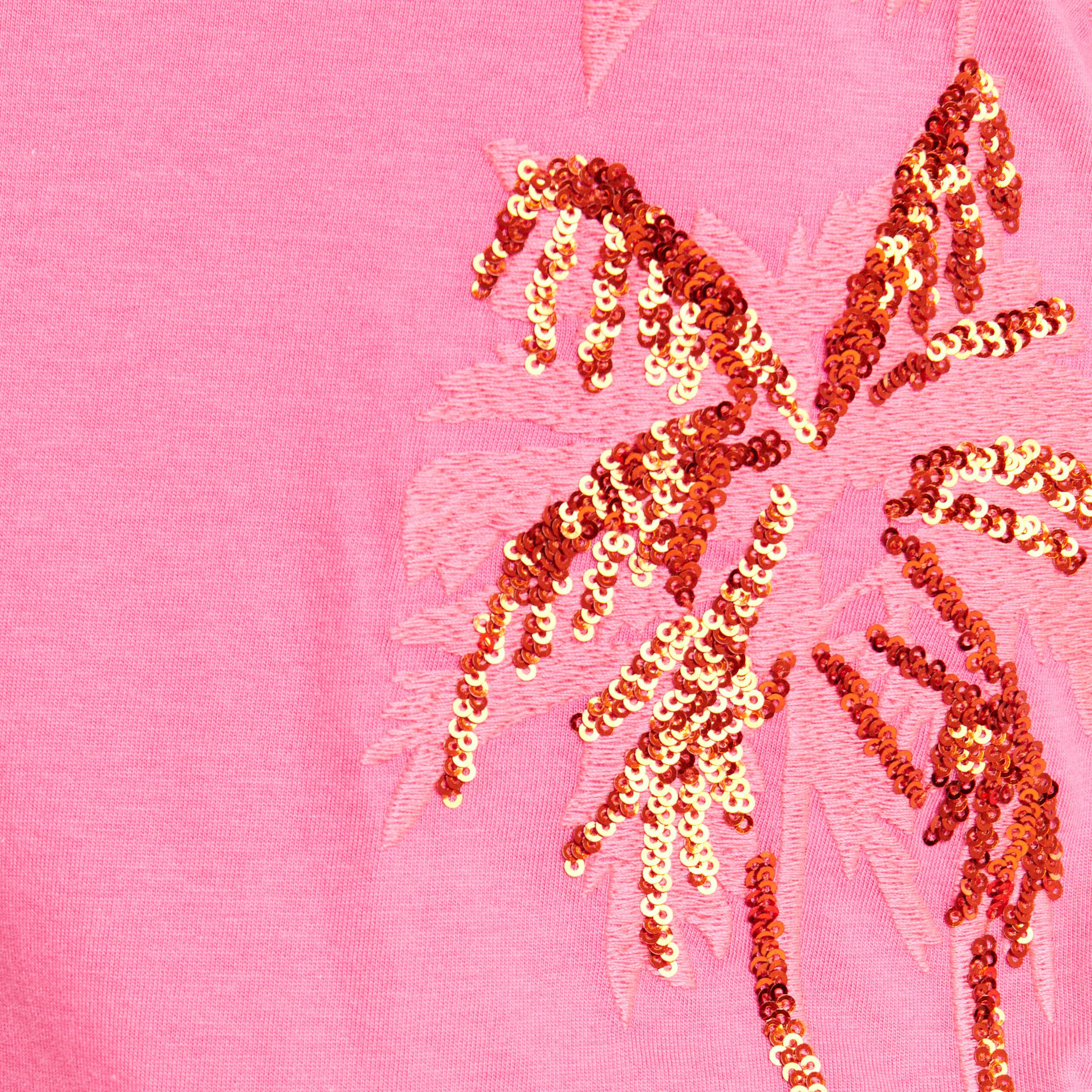 t shirt manches courtes rose fushia femme T-shirt manches courtes rose fushia femme