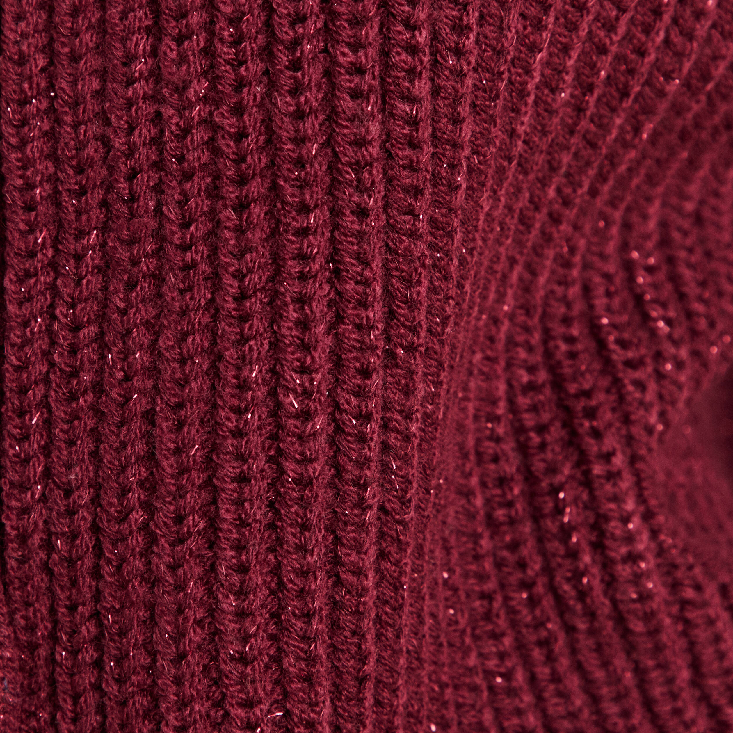 gilet droit mi long col rond bordeaux femme Gilet droit mi-long col rond bordeaux femme