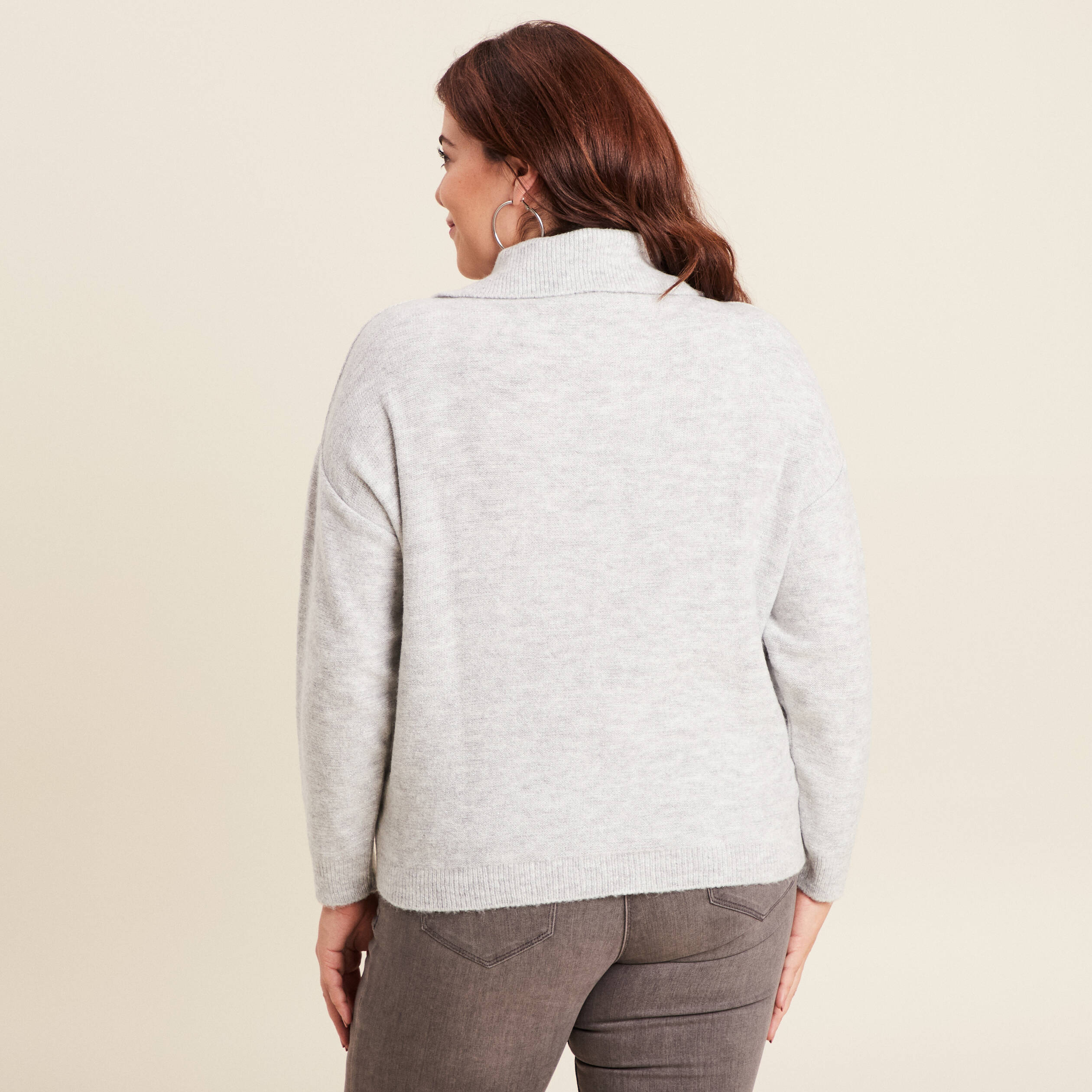 Pull Femme Col V Rayson - Manches Longues Avec Laçage Croix - Chaud Et Chic Pour Automne/Hiver