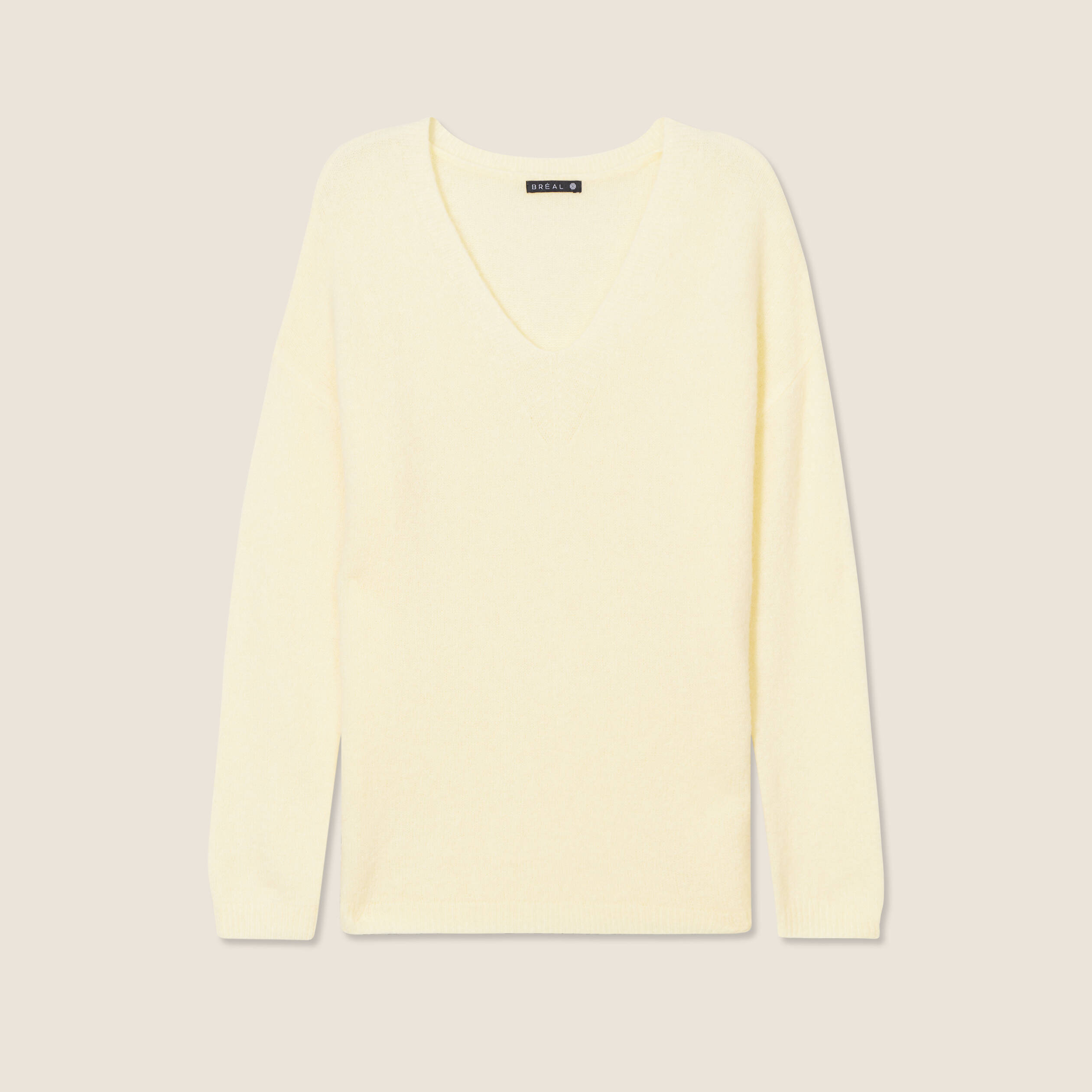 pull manches longues jaune clair femme Pull manches longues jaune clair femme