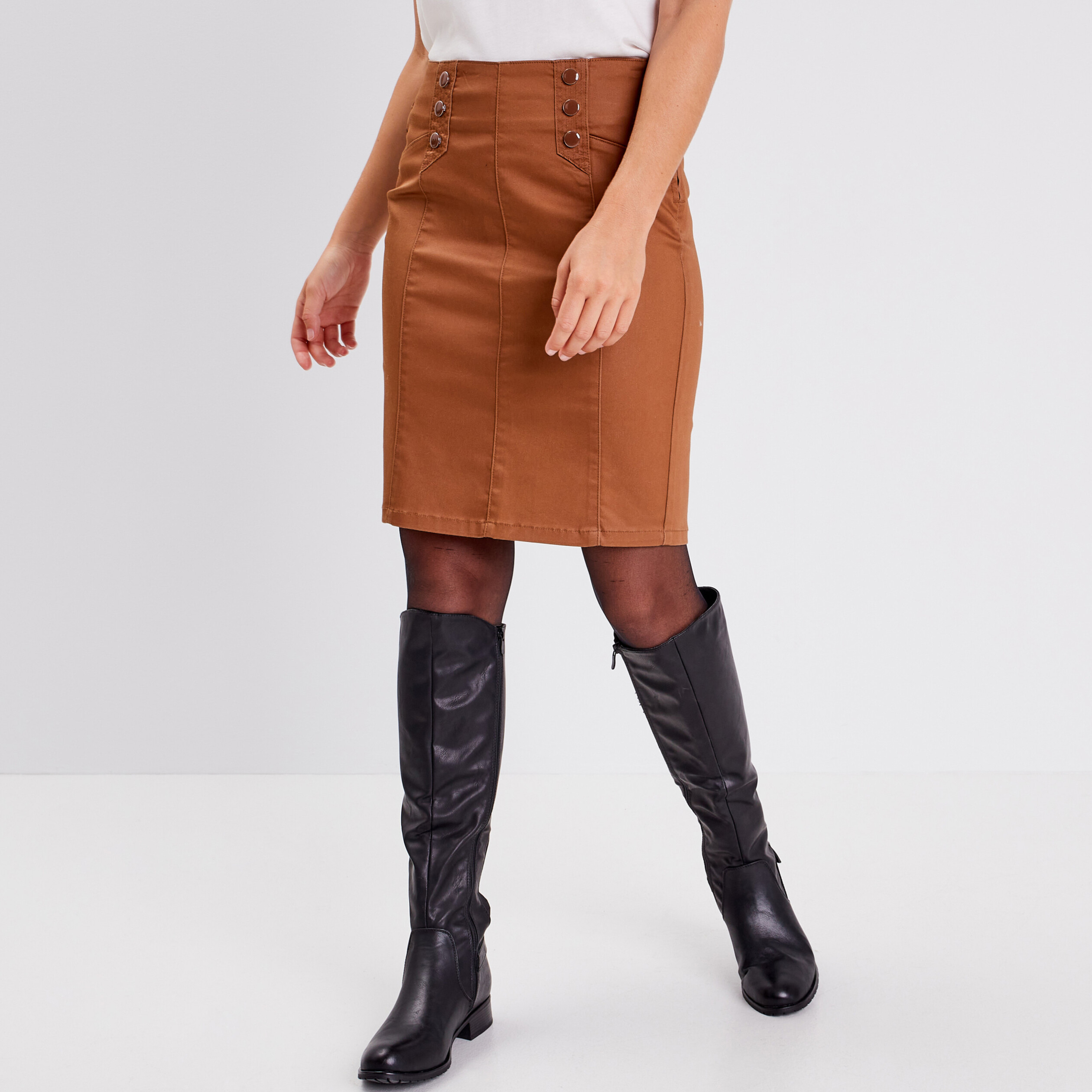 Jupe marron deals
