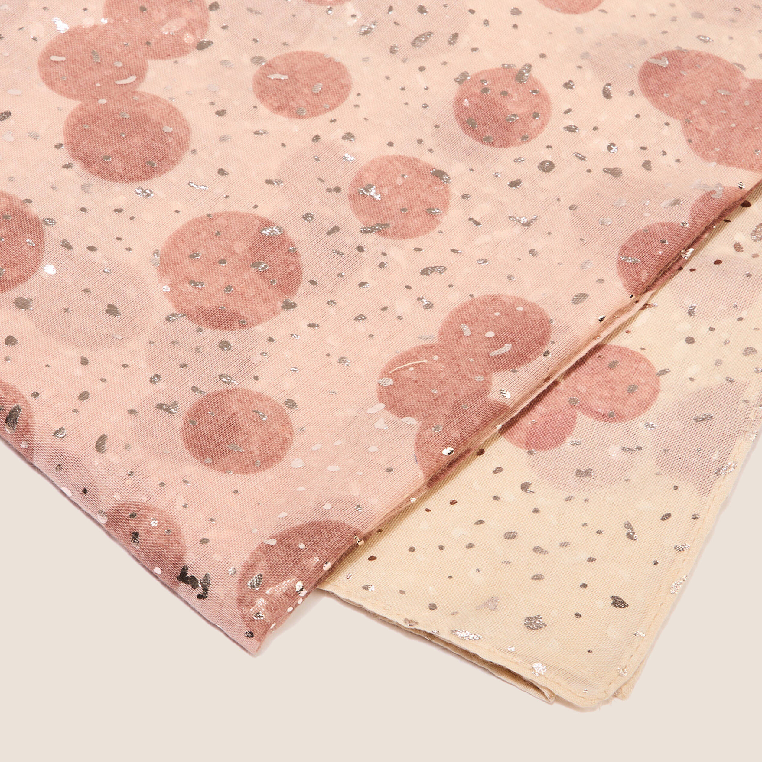 foulard vieux rose femme Foulard vieux rose femme