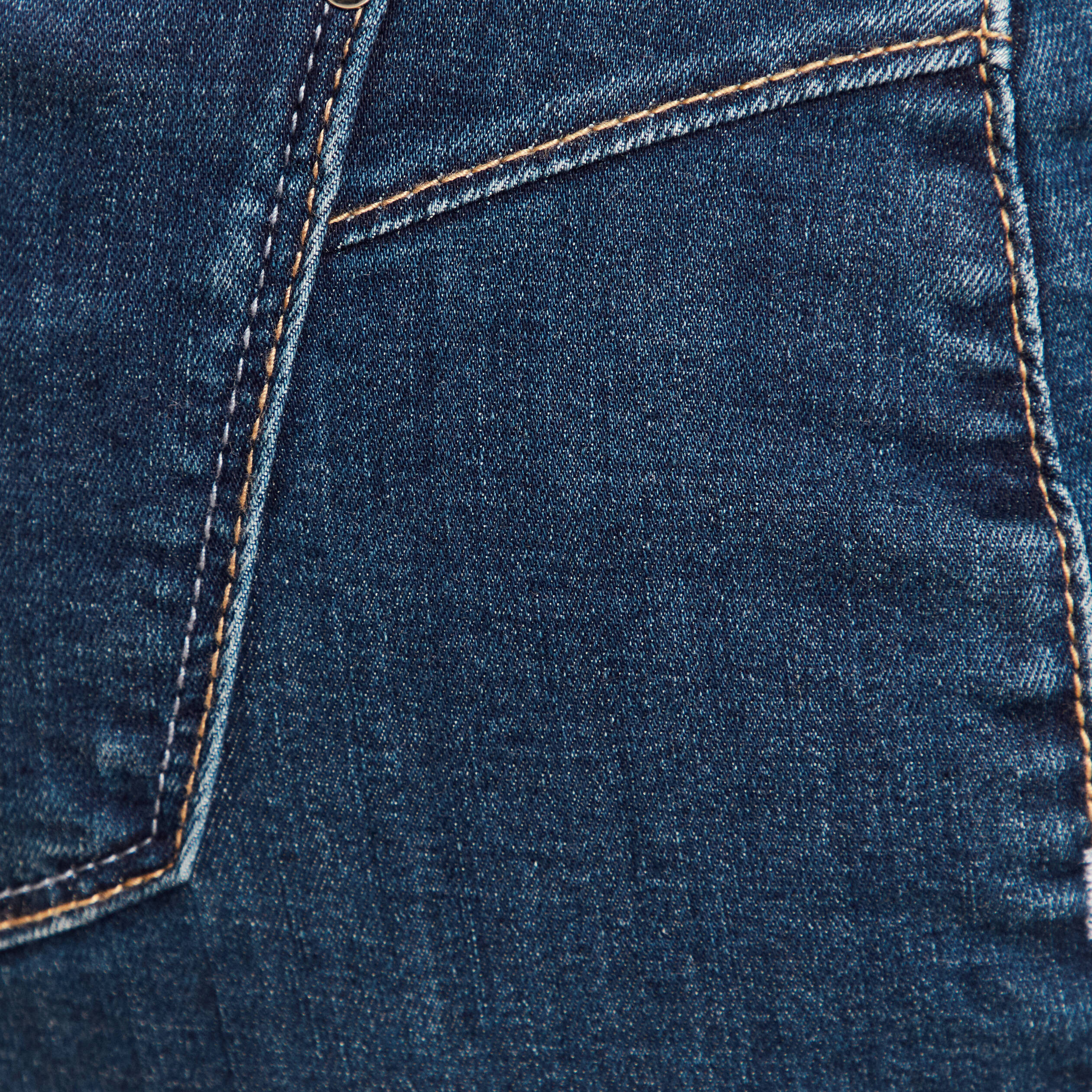 Jupe droite denim brut femme