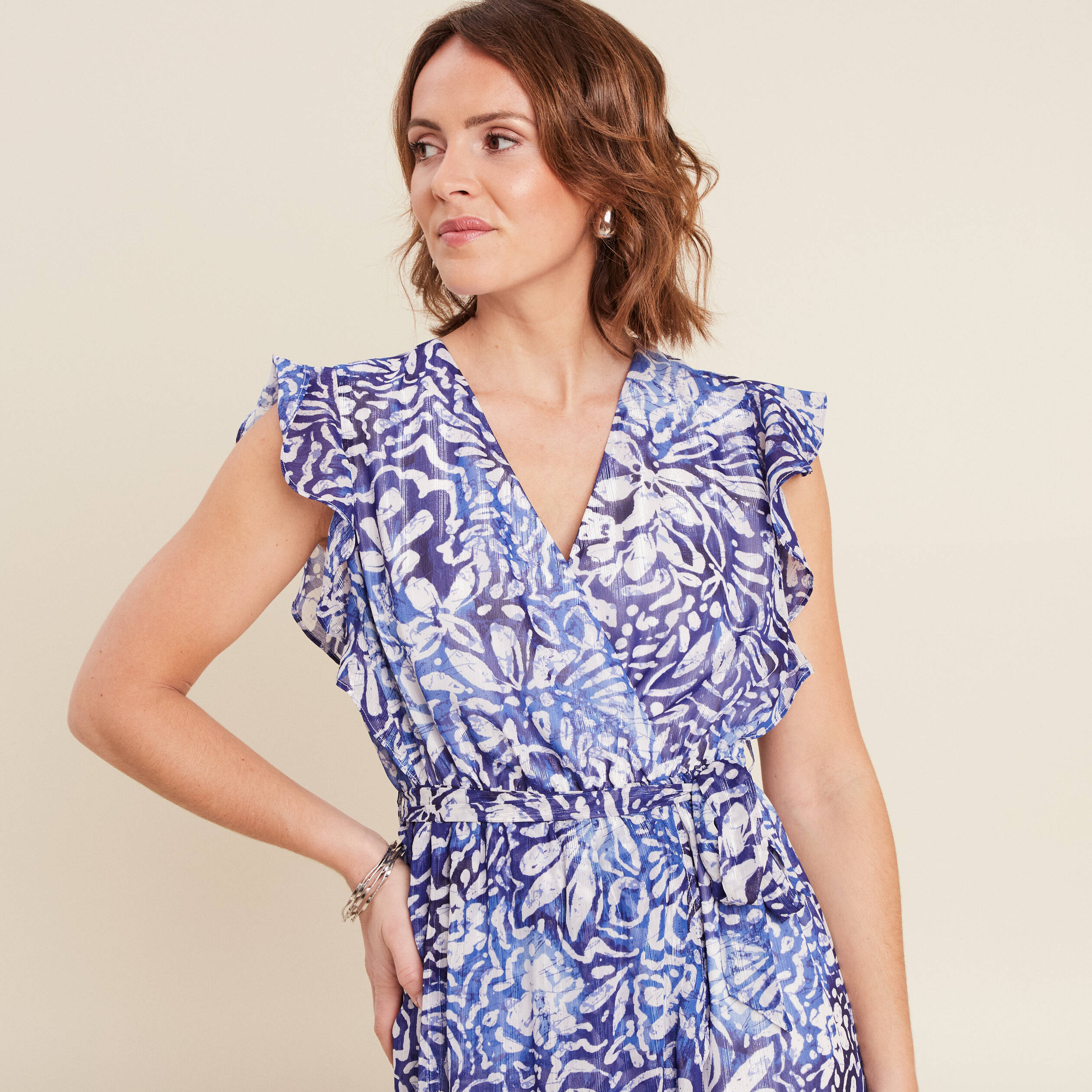 robe longue portefeuille bleu femme Robe longue portefeuille bleu femme