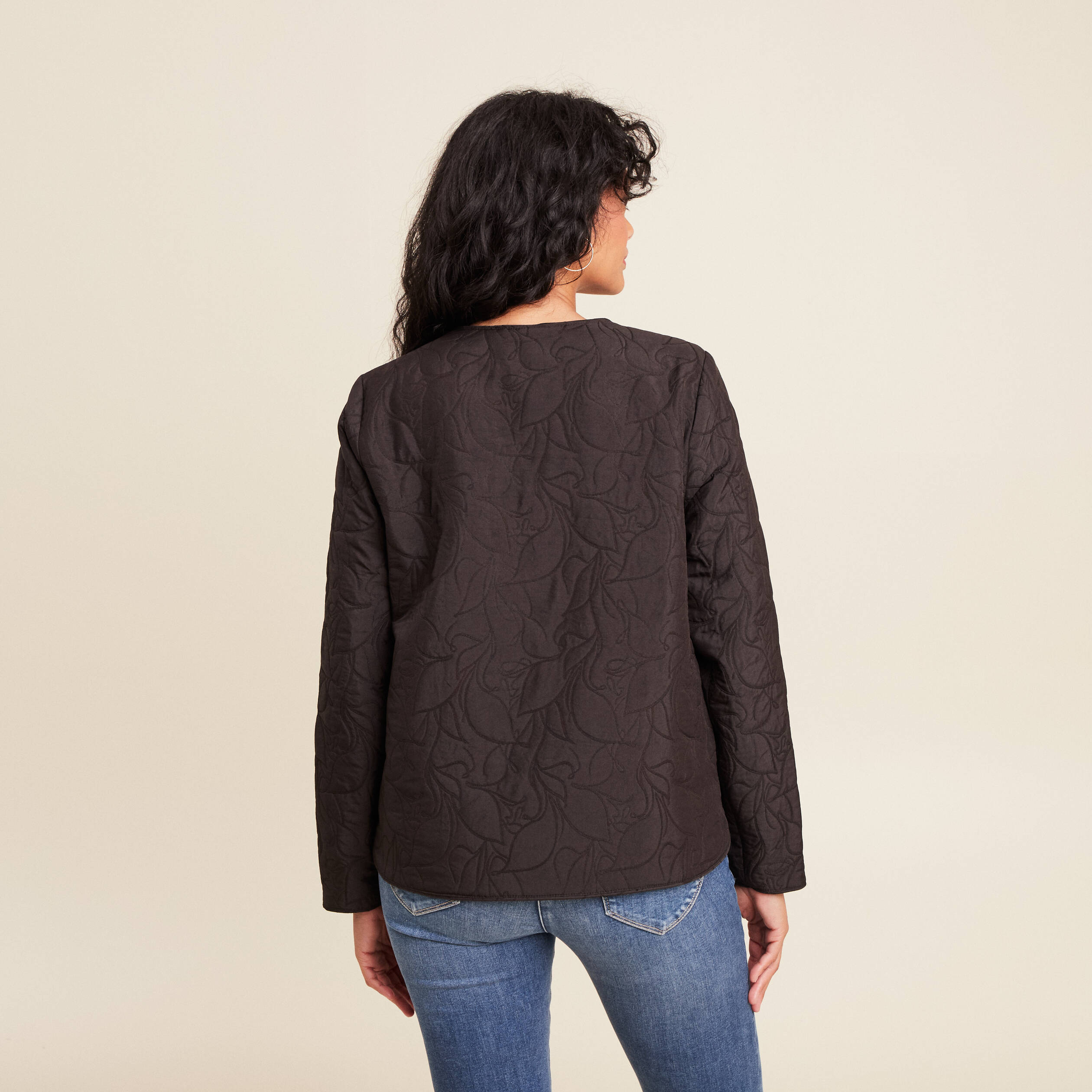 doudoune sans col doublee noir femme Doudoune sans col doublée noir femme