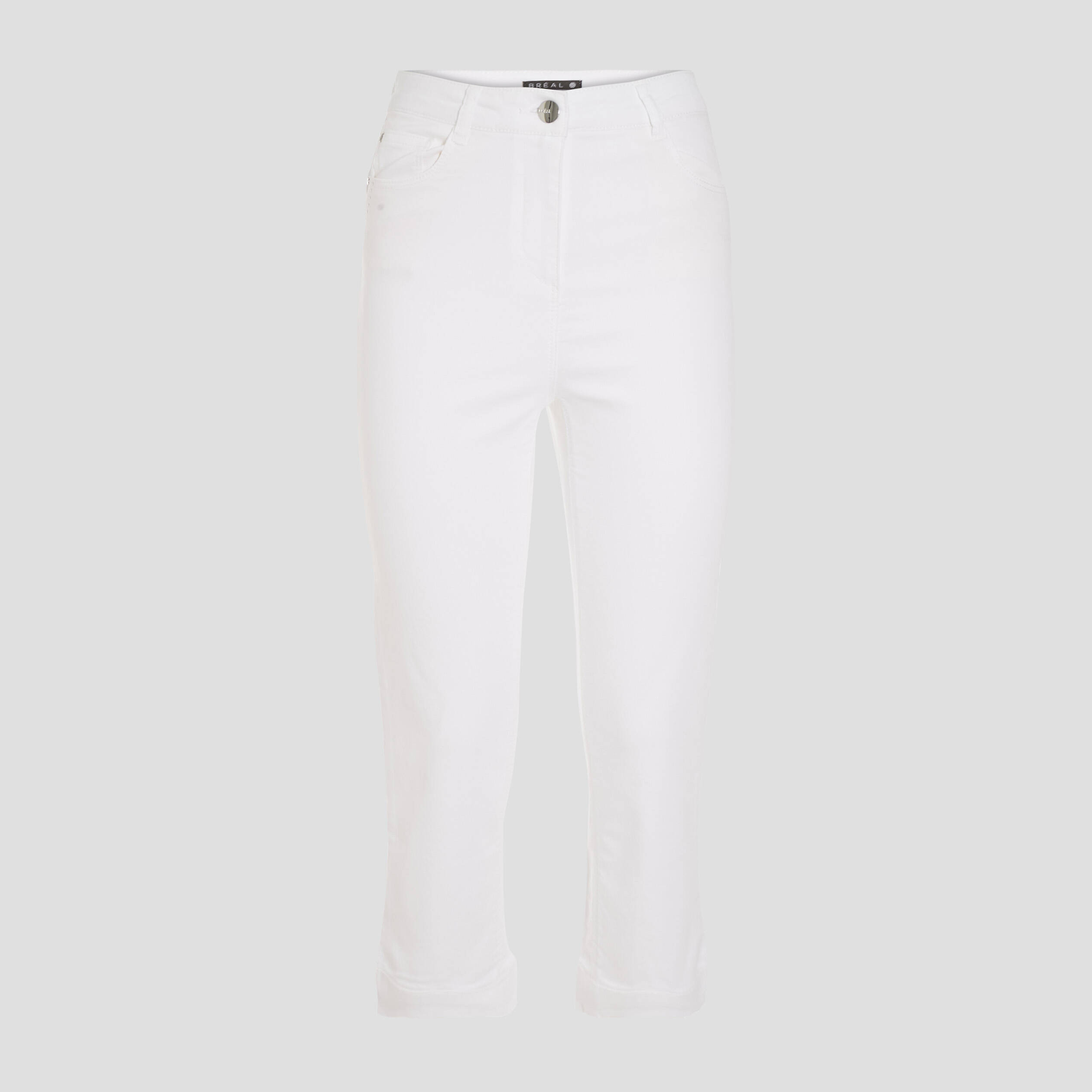 Pantacourt (short Bermuda) Homme Blanc Marque DTW Taille L - Occasion Très Bon état