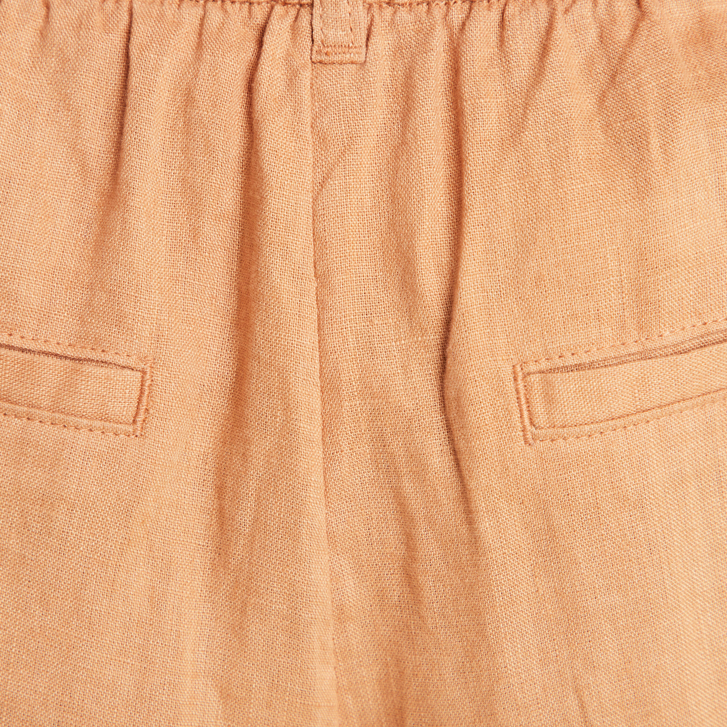 pantalon fluide taille haute beige femme Pantalon fluide taille haute beige femme