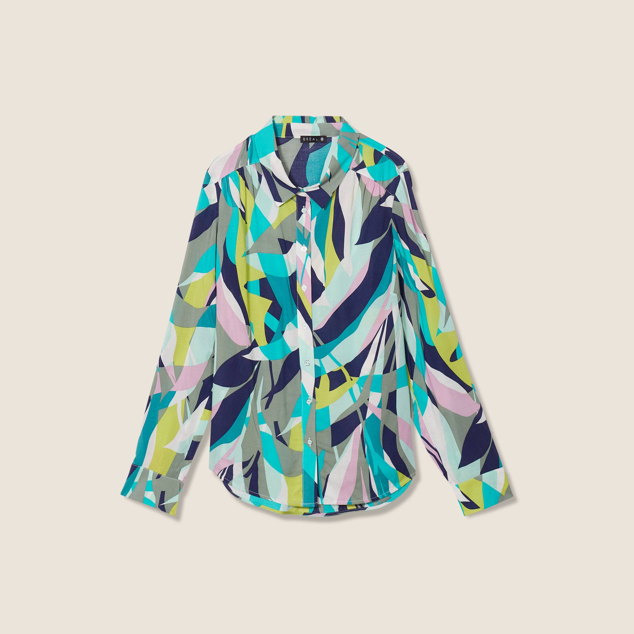chemise manches longues vert femme Chemise manches longues vert femme