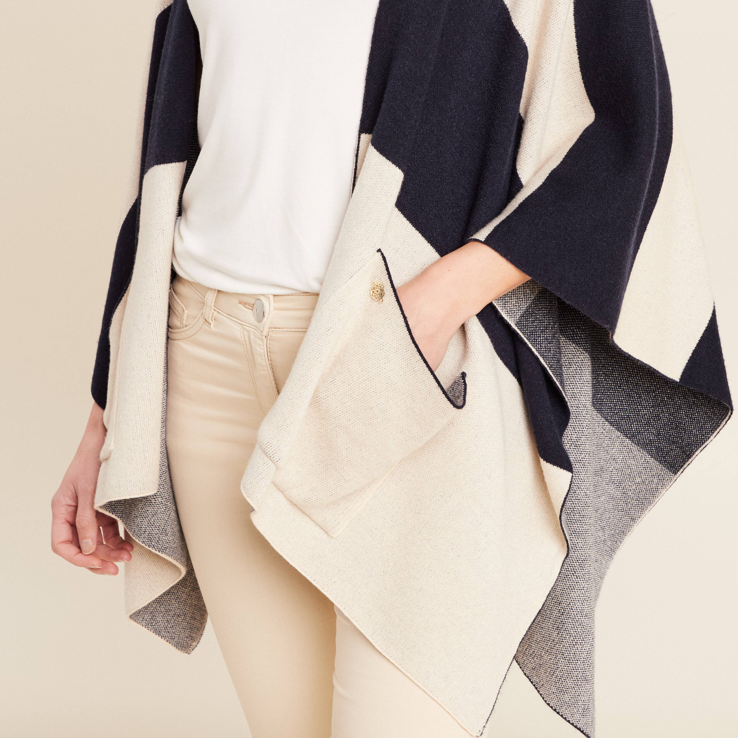 Cardigan Homme Chic S.OLIVER Selection - Bleu - Taille L/XL - Avec Poches - Occasion Très Bon État
