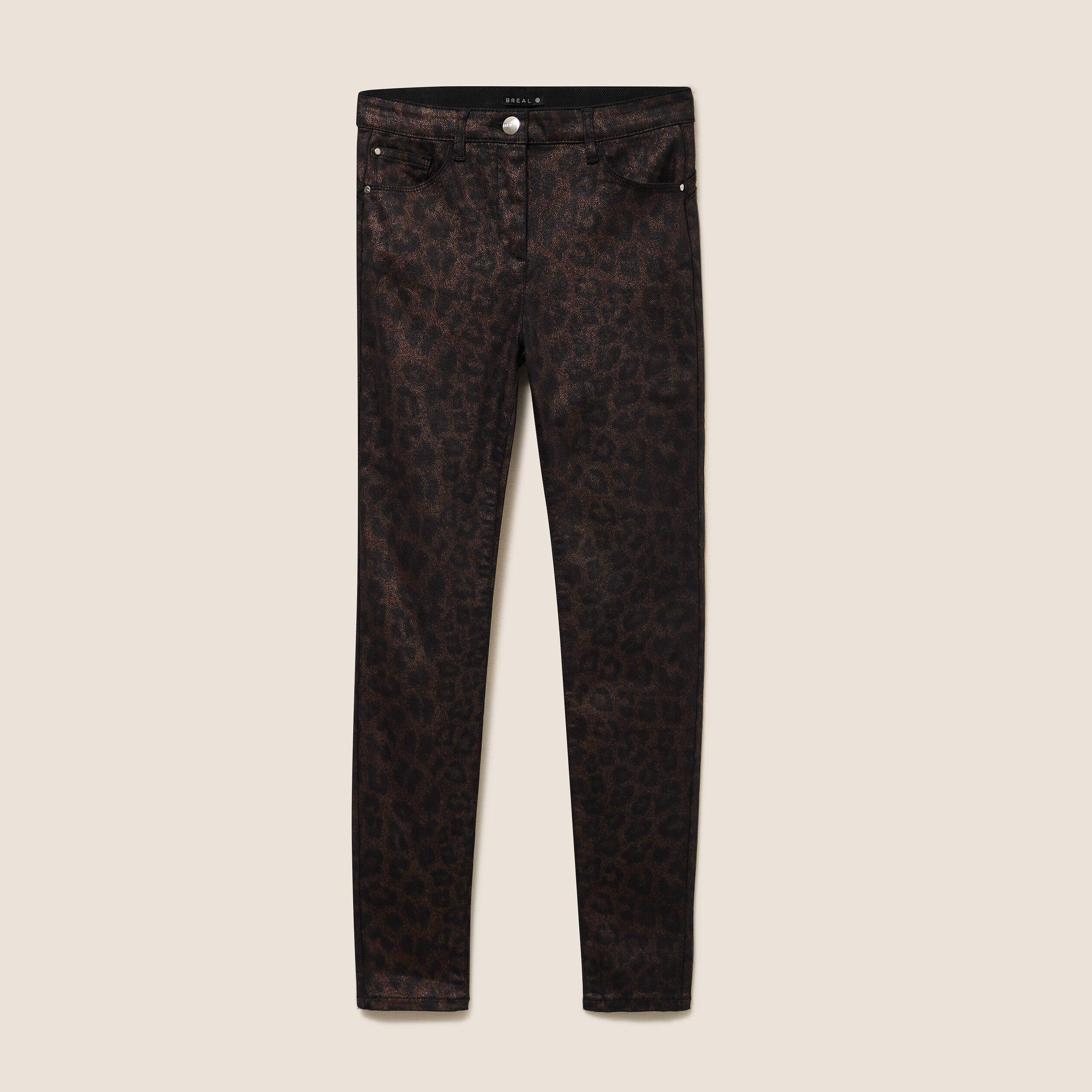 Pantalon magique L'Unique coupe ajust&eacute;e couleur cuivre femme