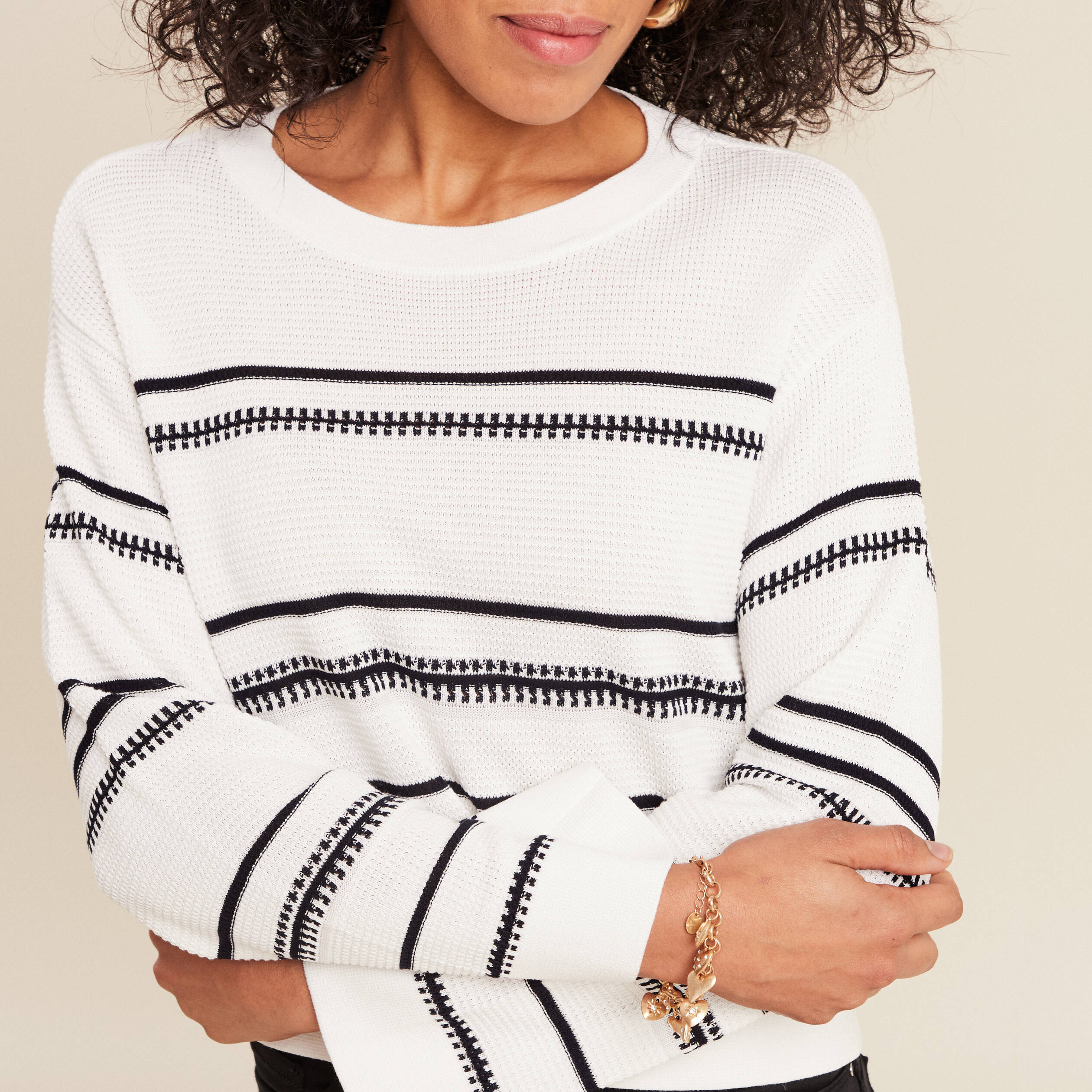 pull manches longues blanc femme Pull manches longues blanc femme