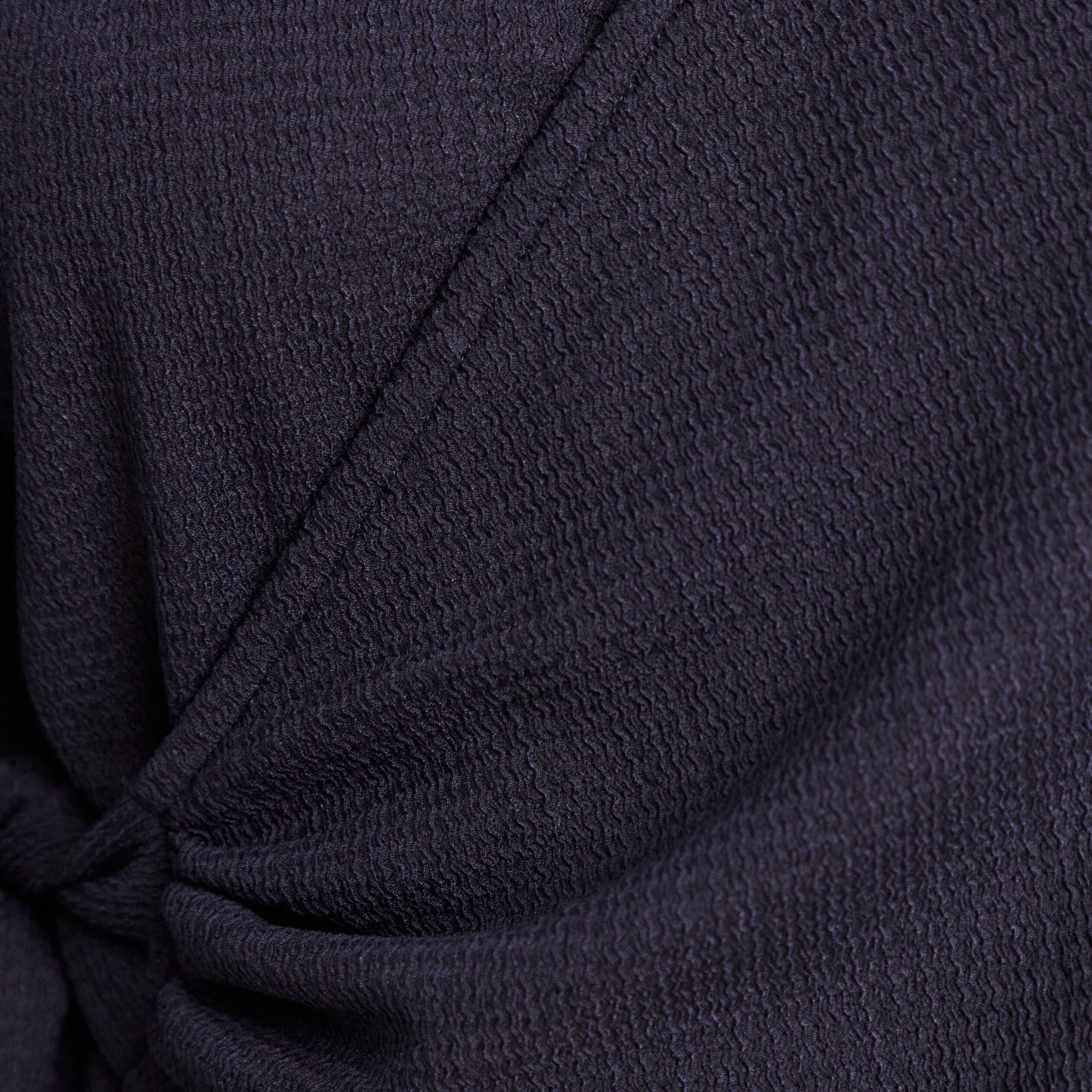 blouse col v manches coude bleu fonce femme Blouse col V manches coude bleu foncé femme