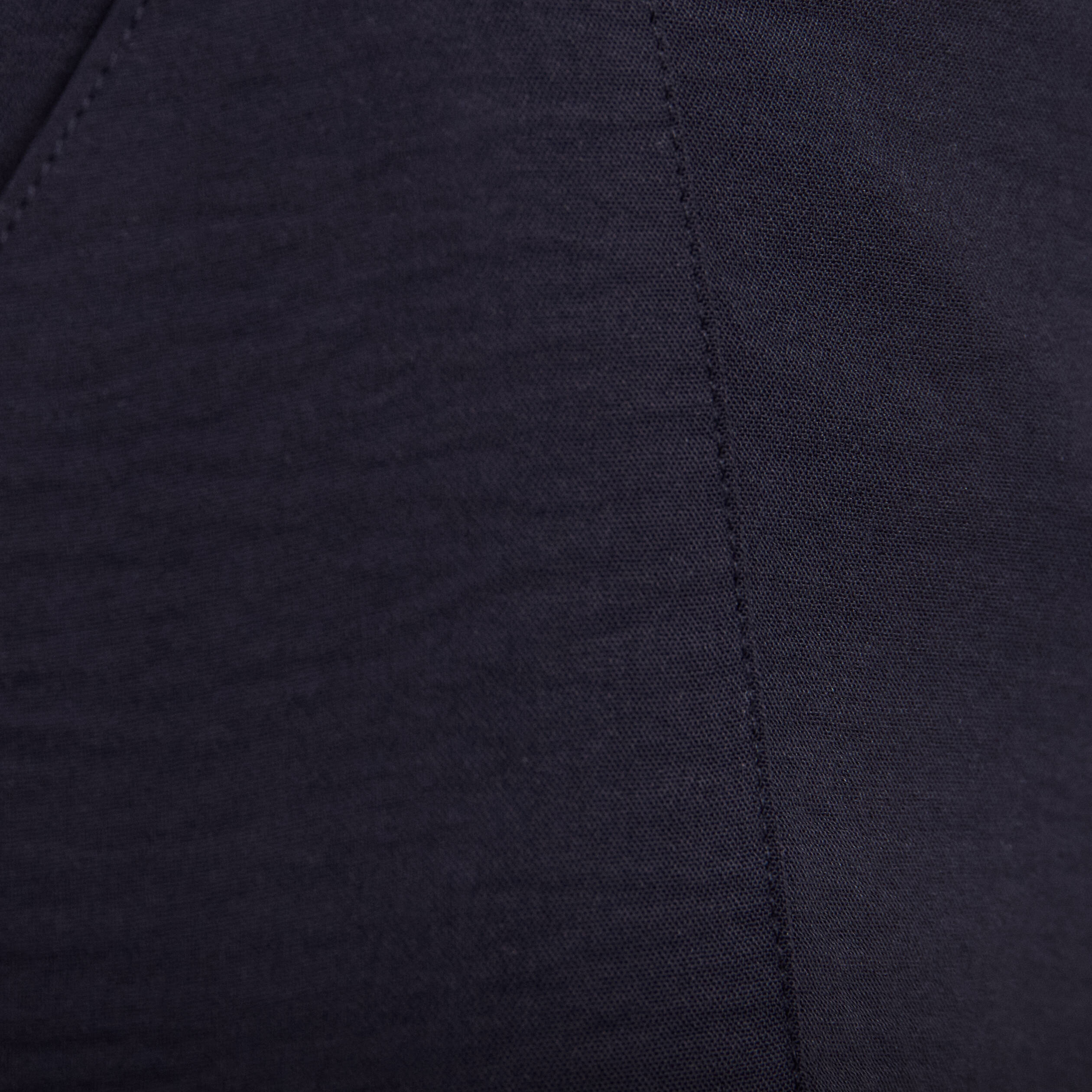 Pantalon flou ceinturé bleu foncé femme