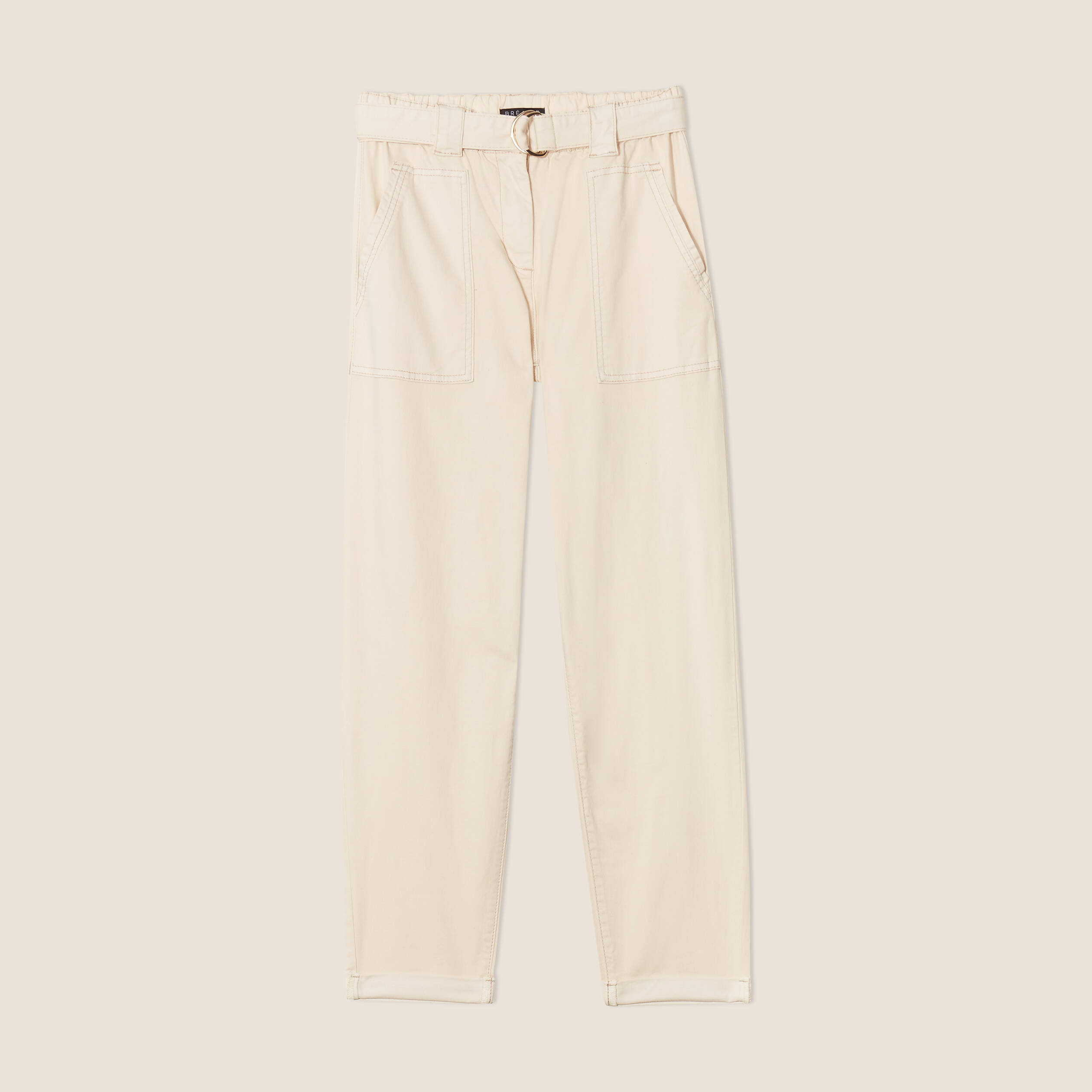 pantalon large 78eme ivoire femme Pantalon large 7/8ème ivoire femme