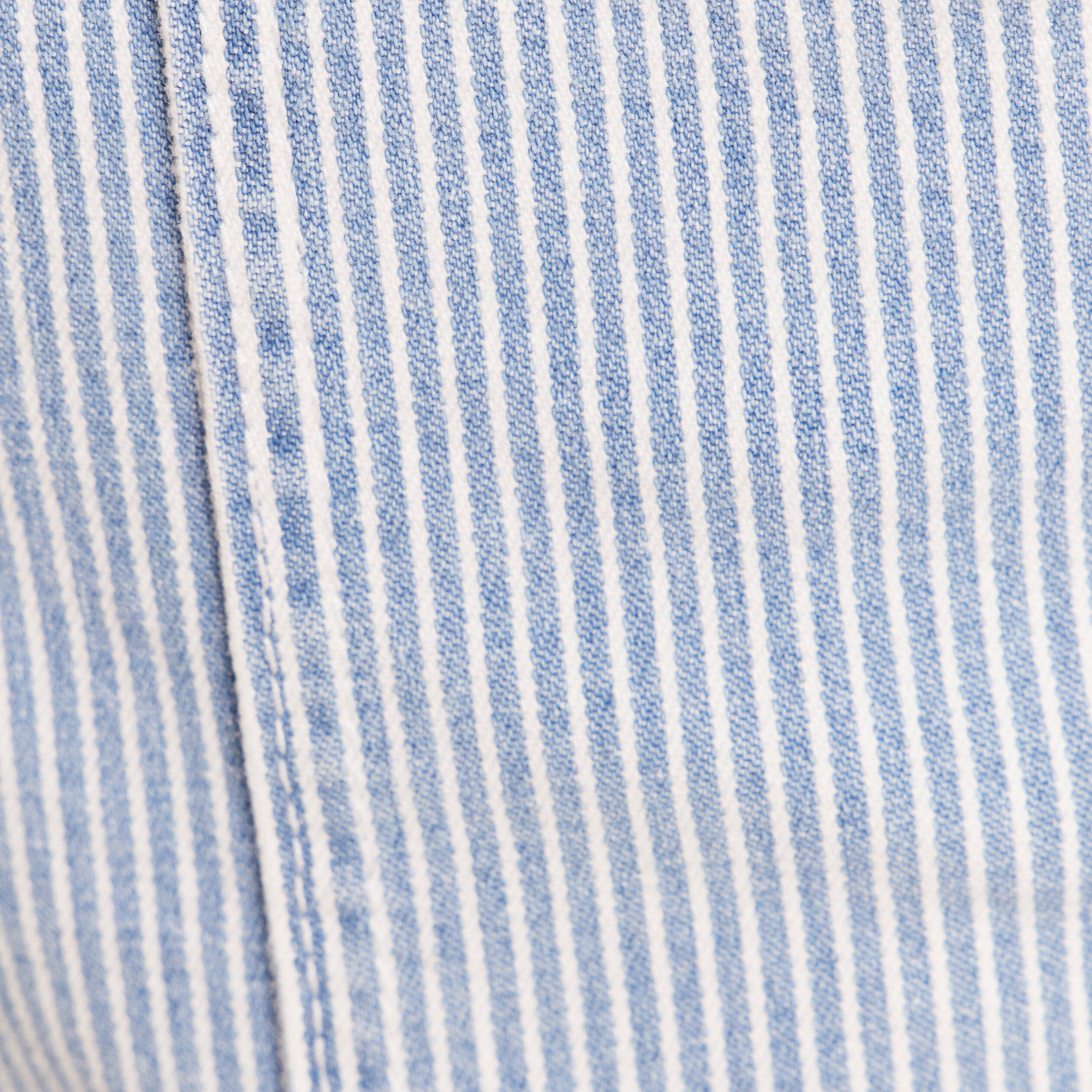 Short relax en jean bleu femme