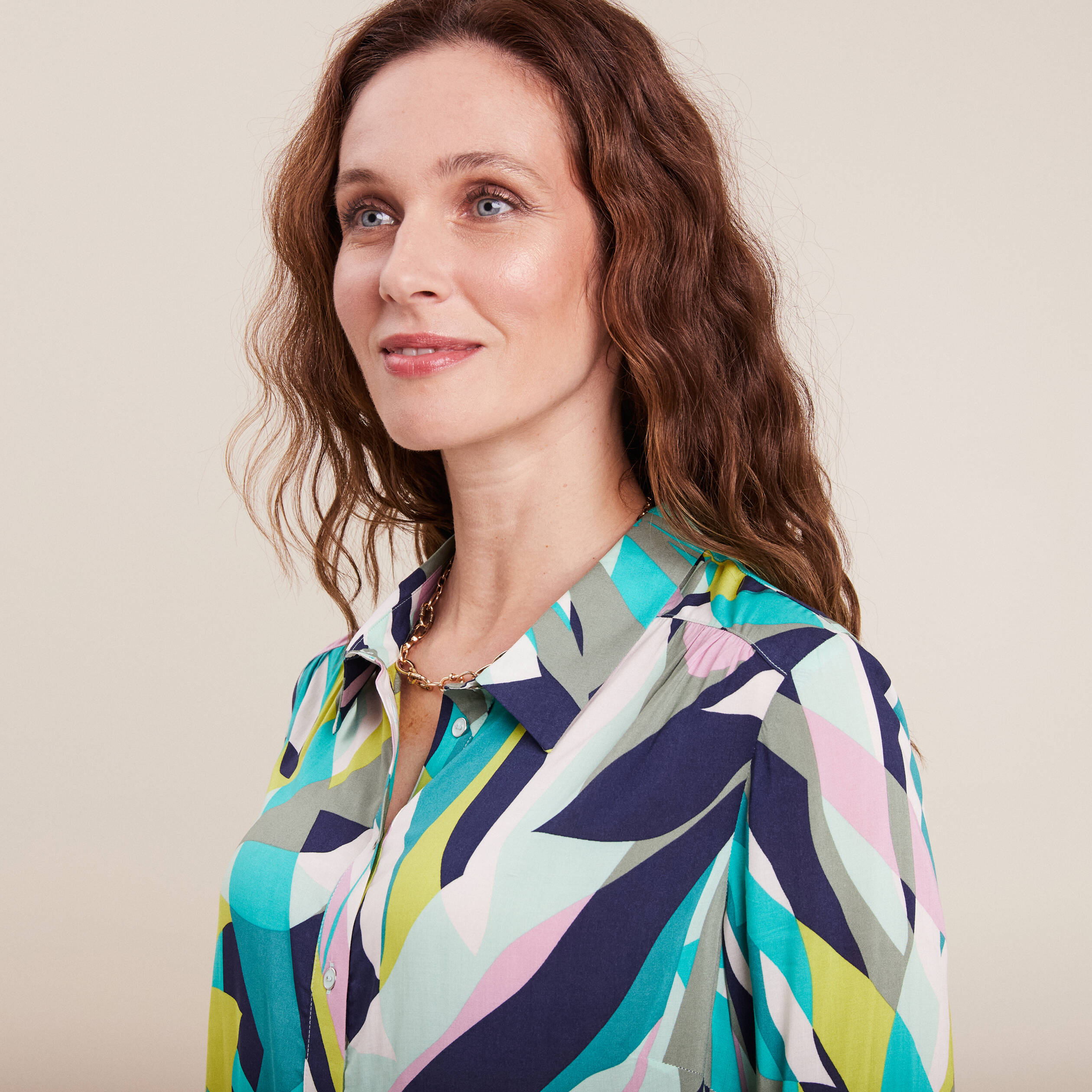 chemise manches longues vert femme Chemise manches longues vert femme
