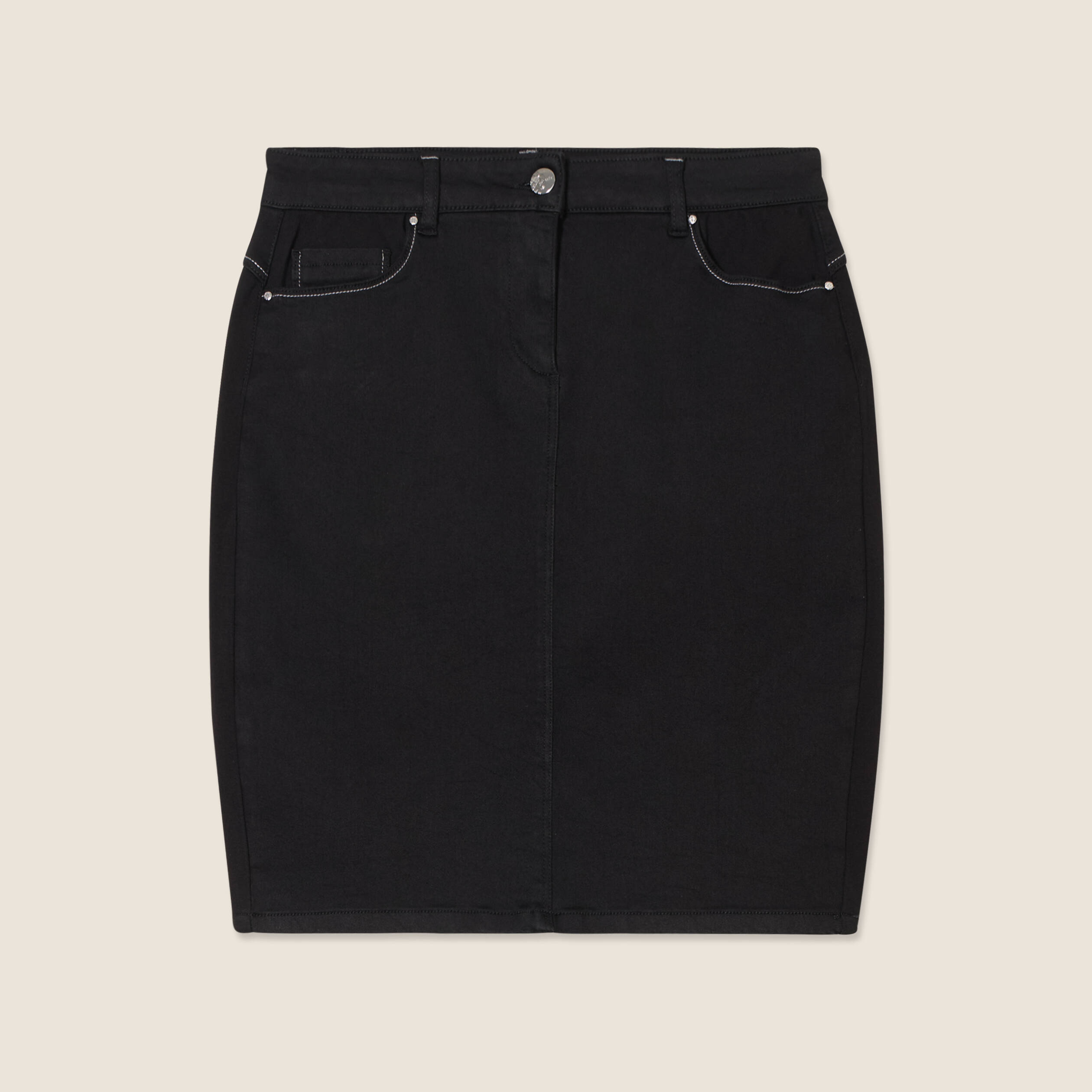 jupe ajustee noir femme Jupe ajustée noir femme