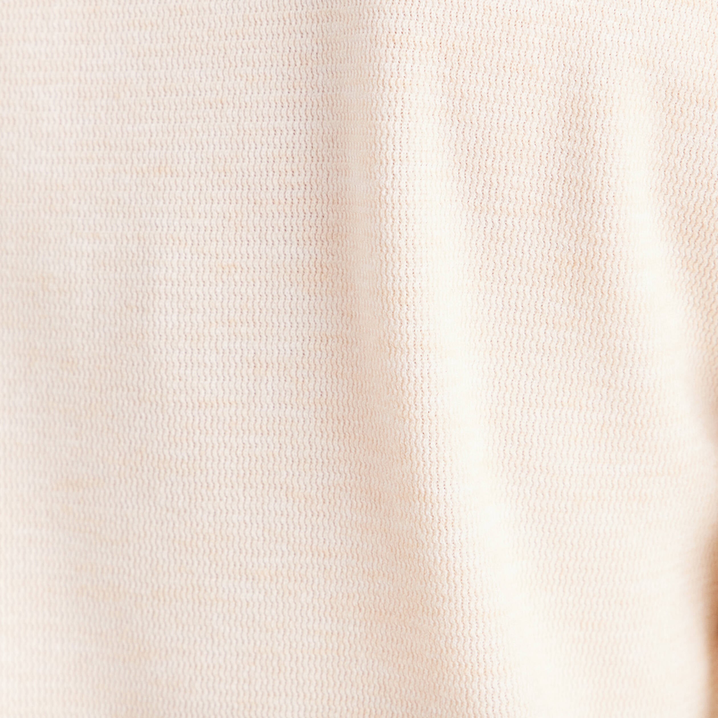 Pull col ch&acirc;le manches longues ecru femme