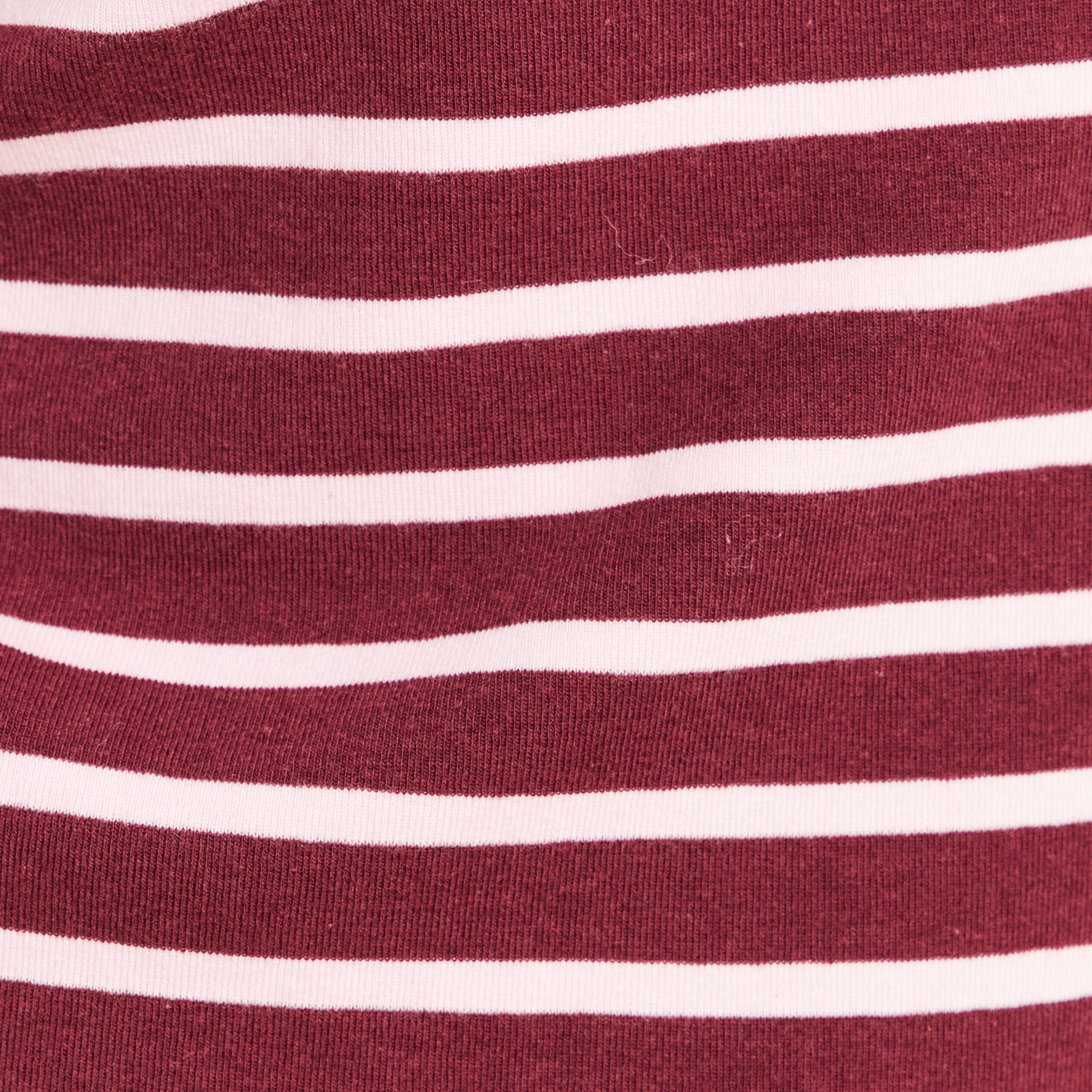 T-shirt col bateau rose femme
