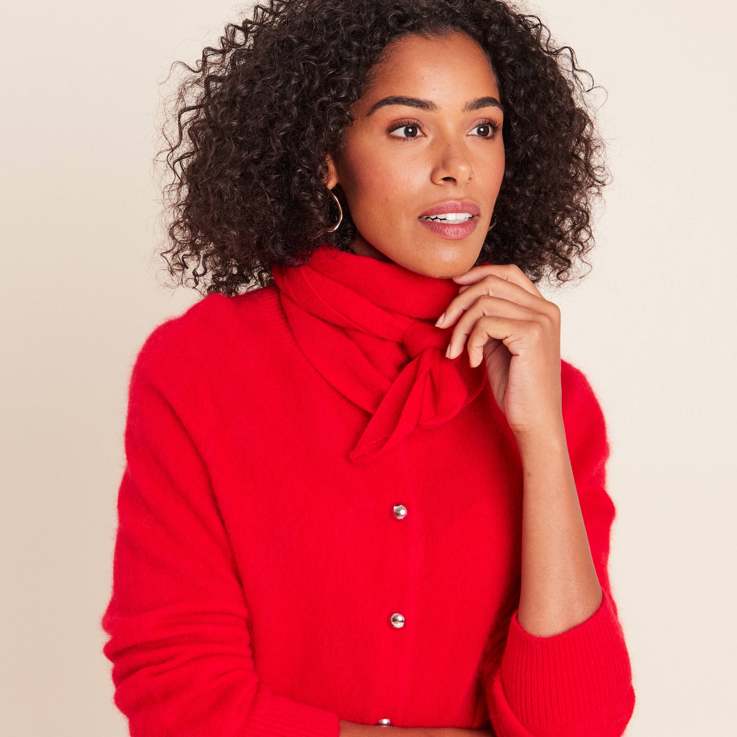 &Eacute;charpe rouge femme