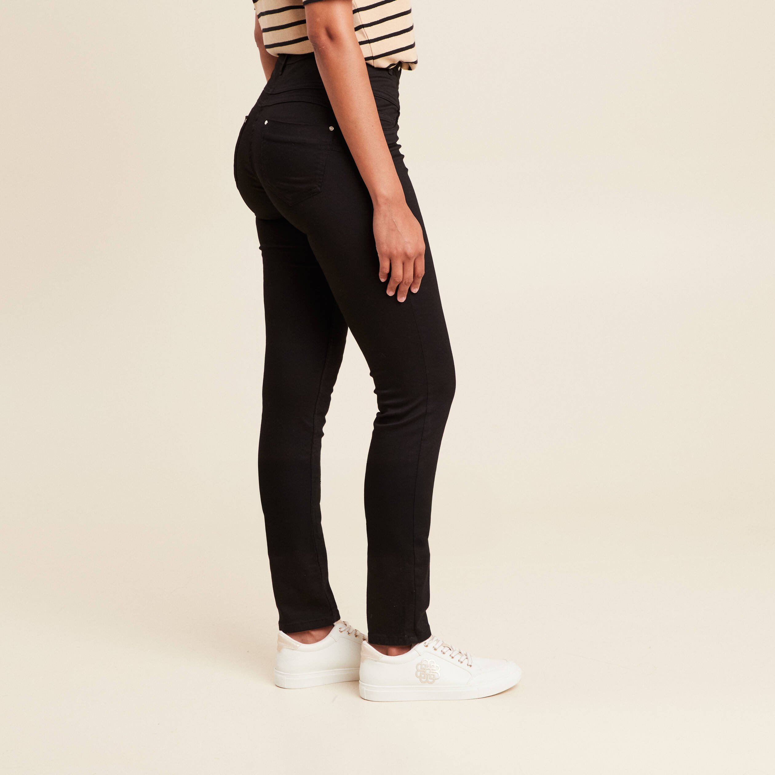 pantalon magique le gainant denim noir femme Pantalon magique Le gainant denim noir femme