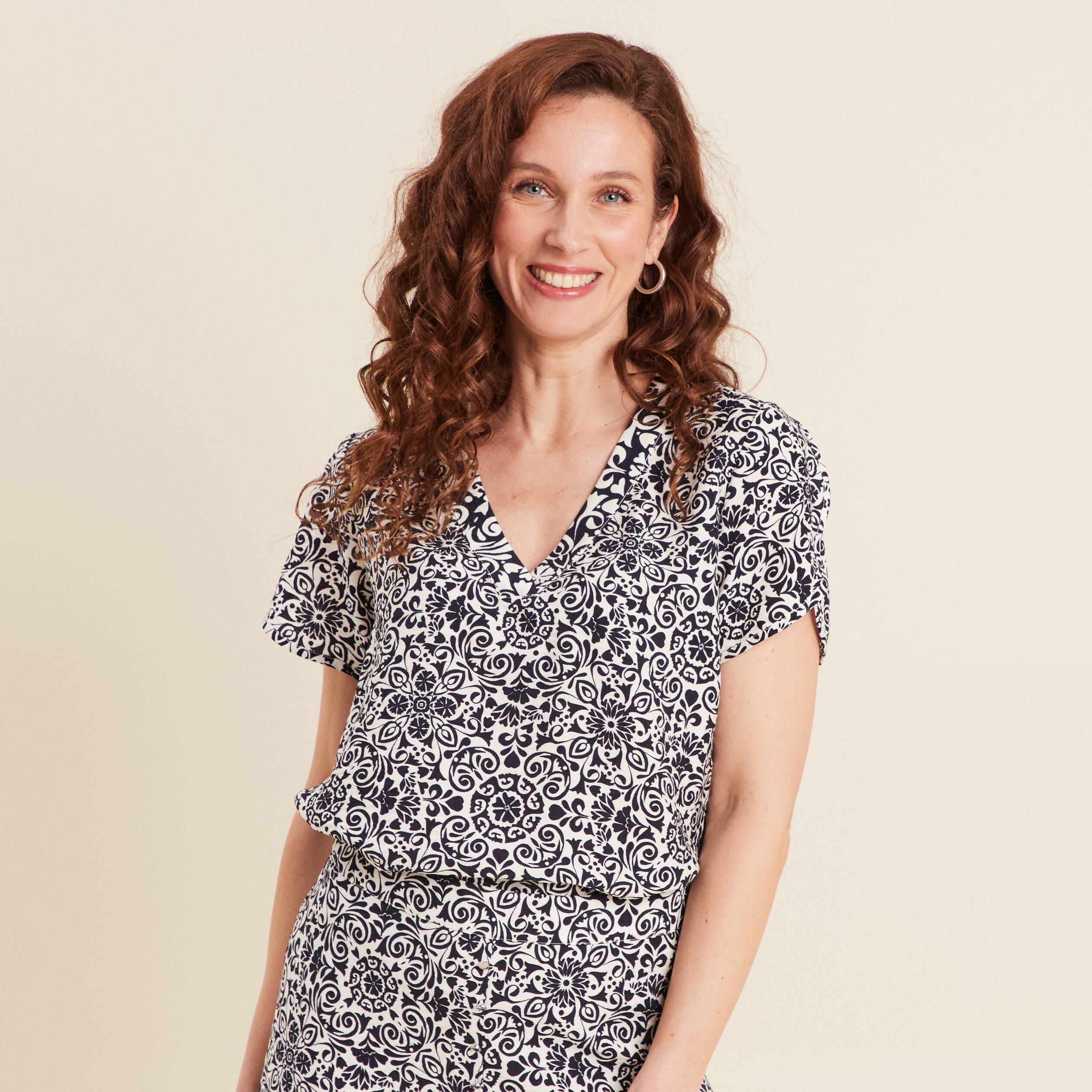 blouse manches courtes bleu marine femme Blouse manches courtes bleu marine femme